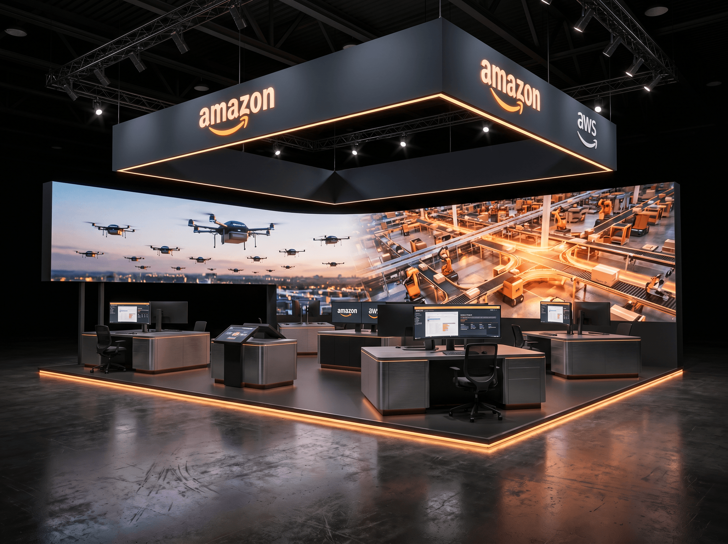 20x20 LED Exhibit Rental for Bauma Chicago