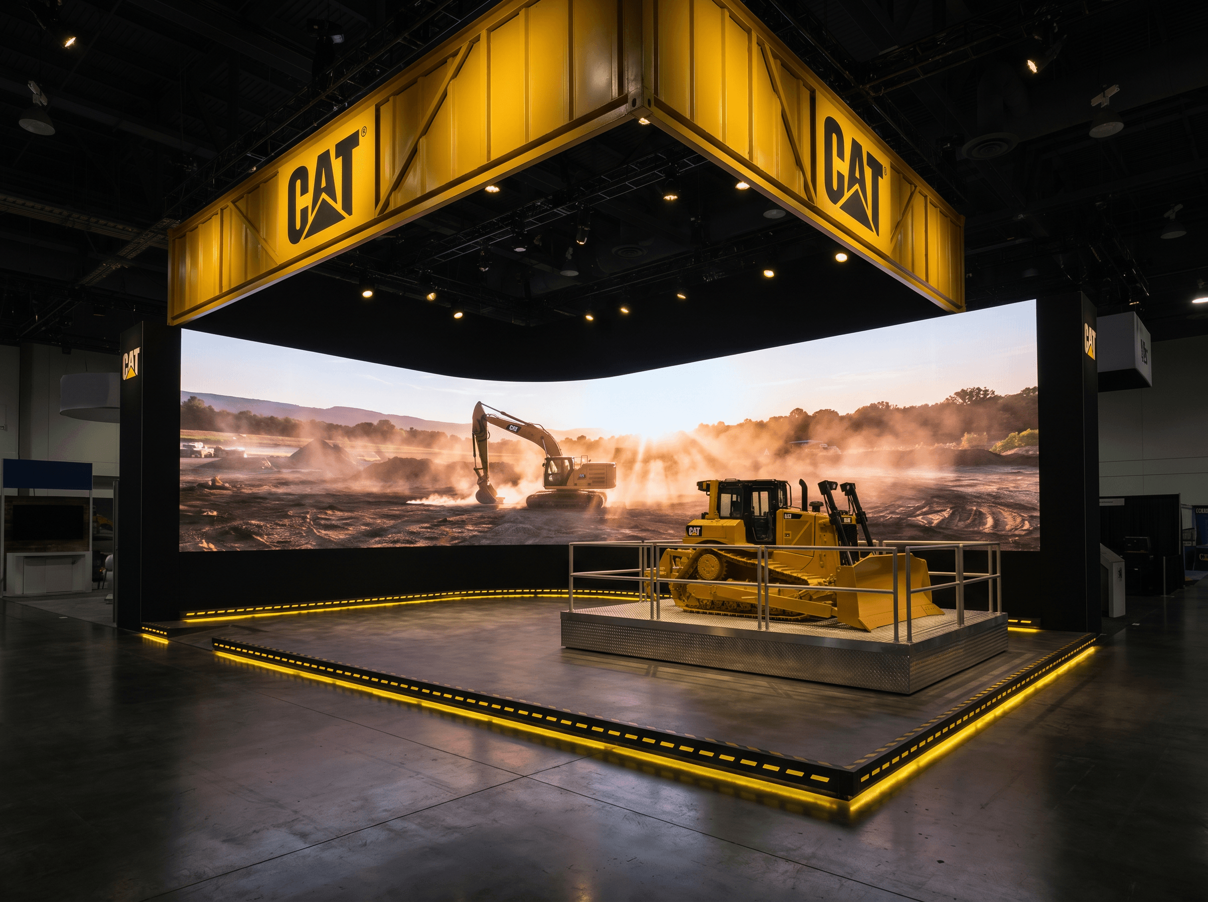 20x20 LED Trade Show Exhibit for InfoComm in New York