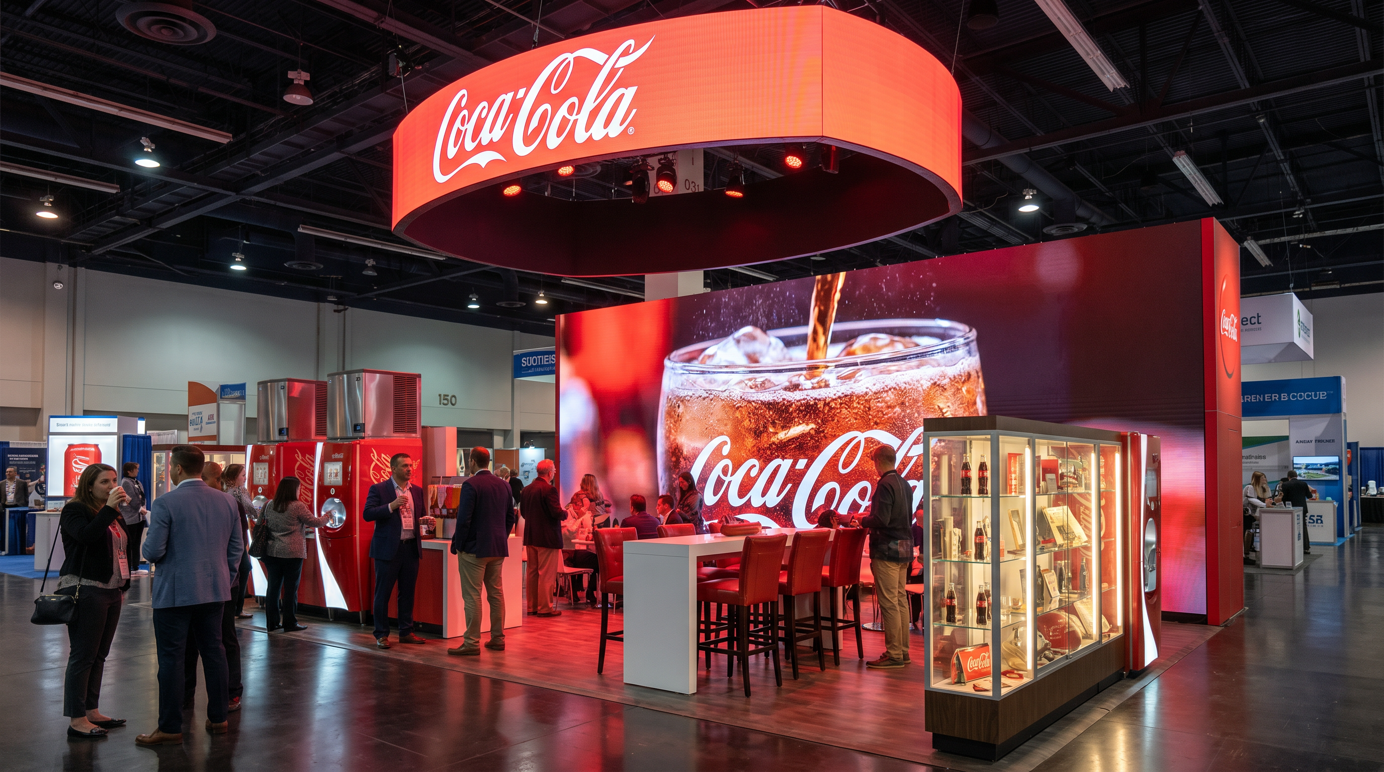20x30 LED Wall Exhibit for HIMSS Technology Companies