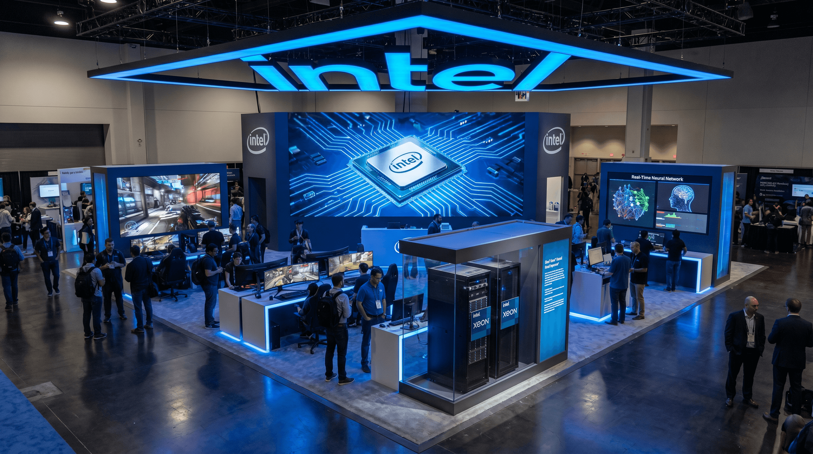 MJBizCon 20x30 LED Screen Exhibit for Technology Companies