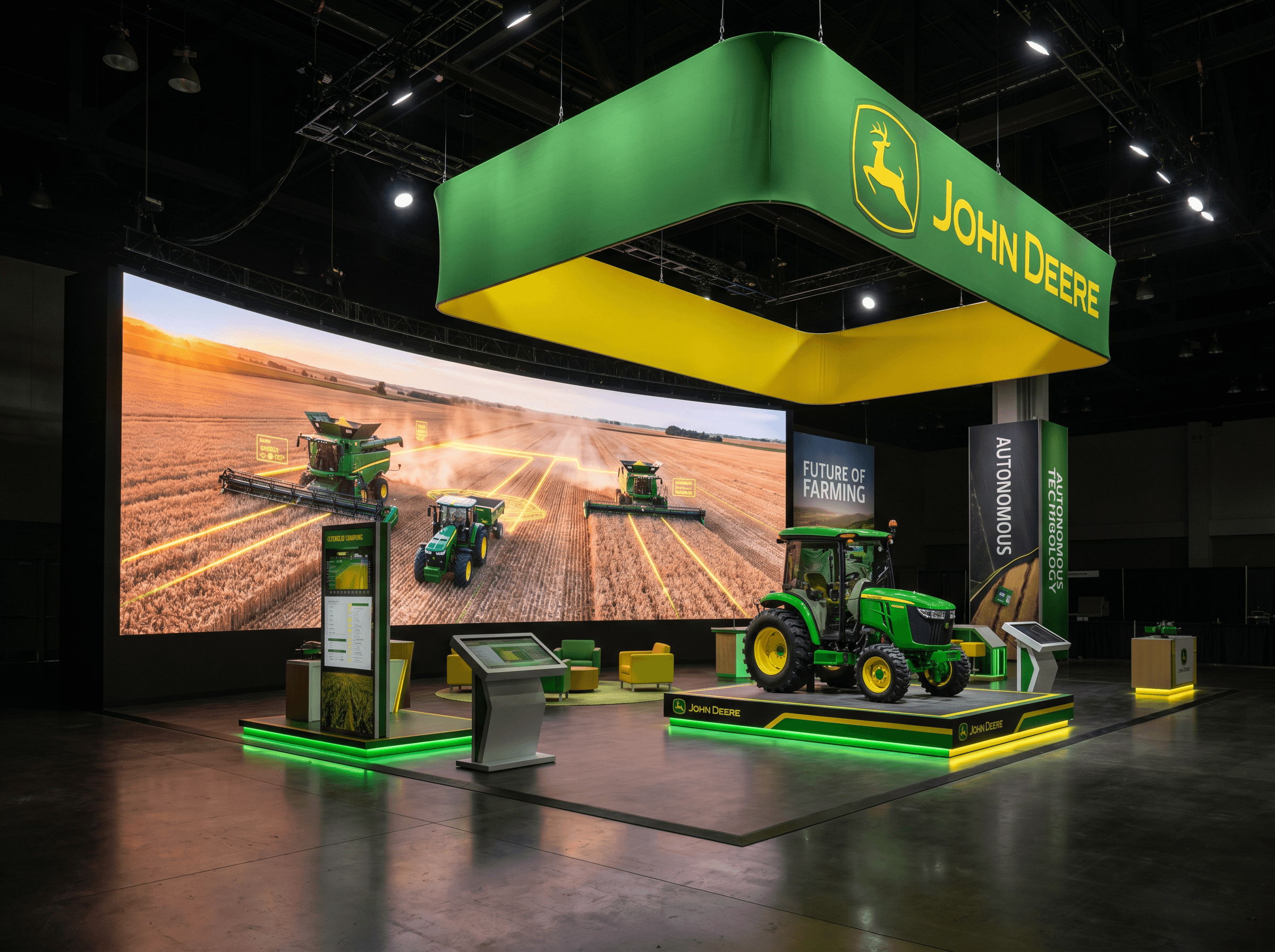 30x30 LED Exhibit Rental for NAB Show San Francisco