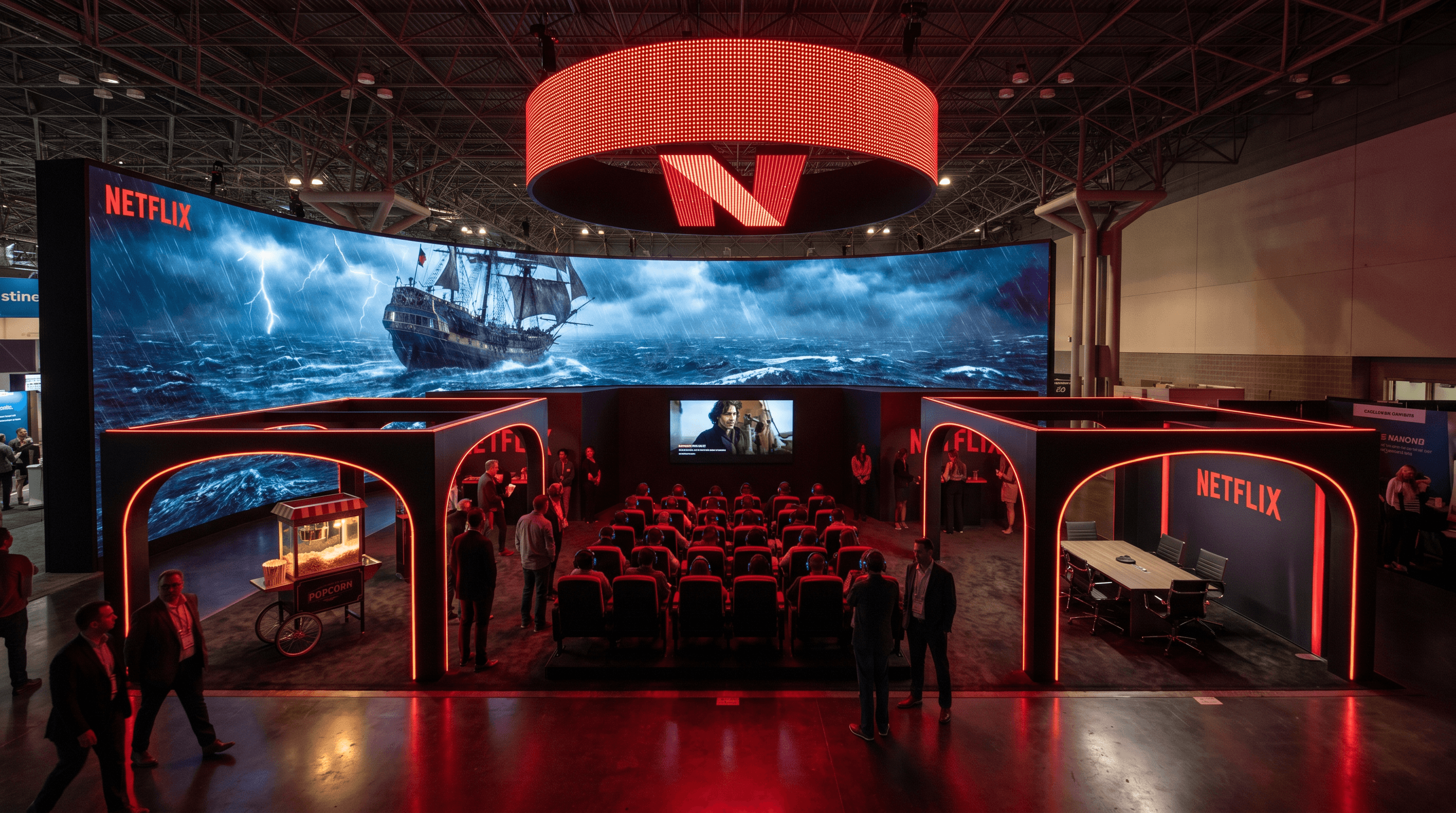 30x30 LED Trade Show Exhibit for SEMA Show in Boston