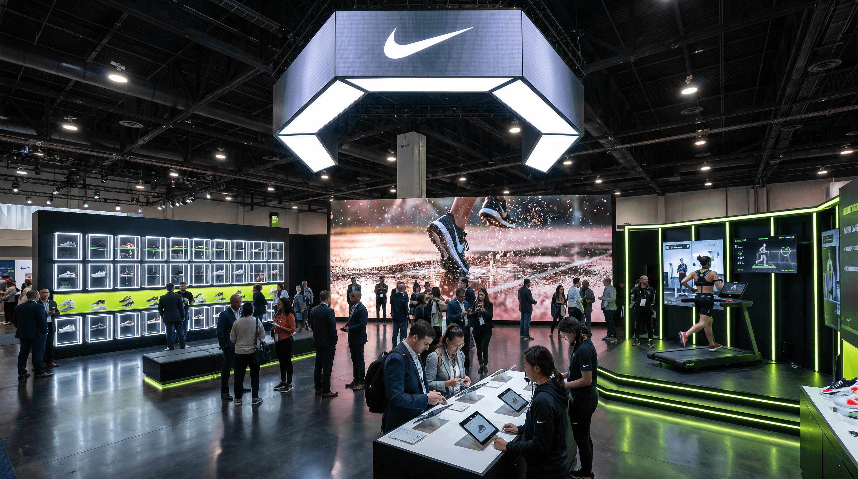 SHOT Show LED Trade Show Exhibit – 20x30 Sports Brands