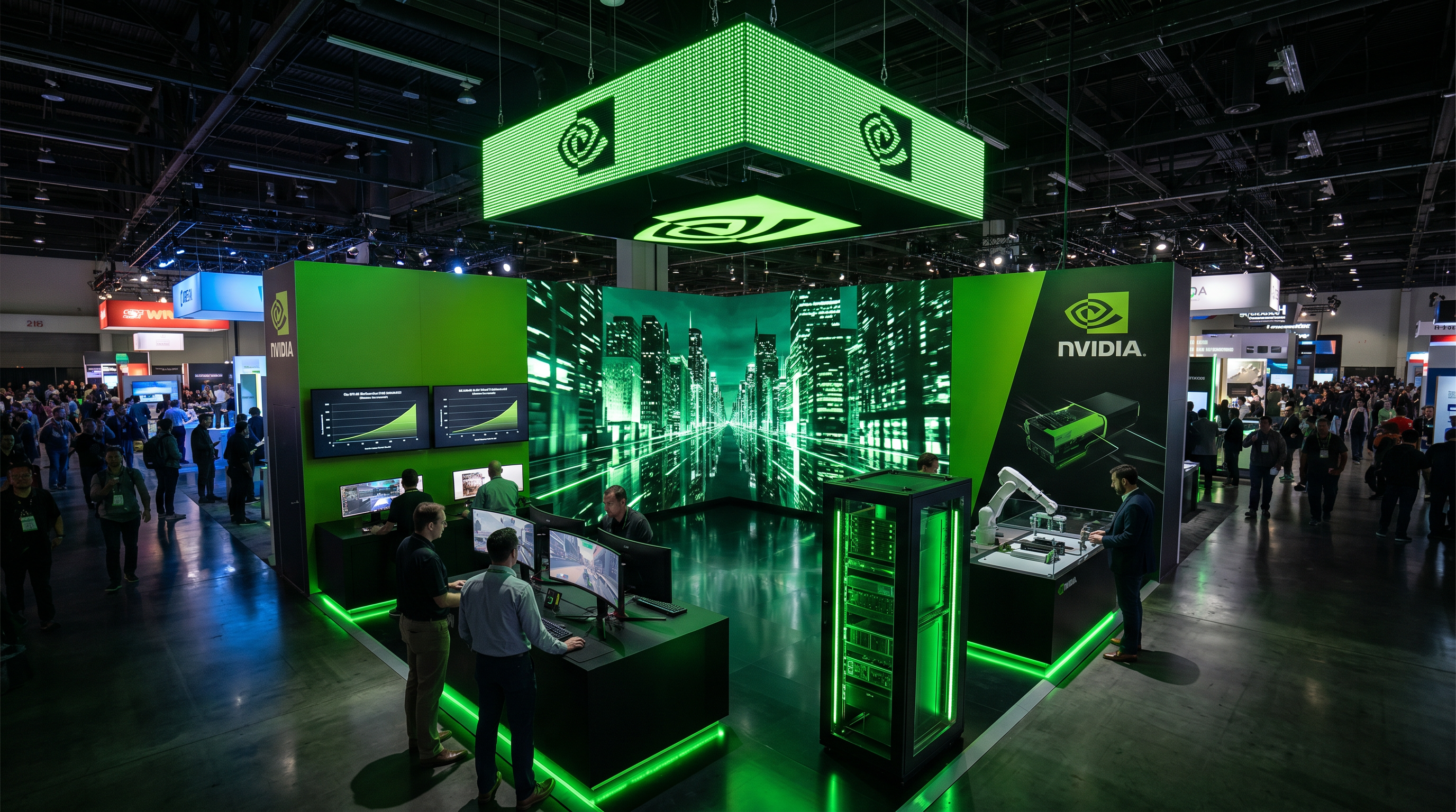AAPEX 20x20 LED Video Wall Exhibit in Denver