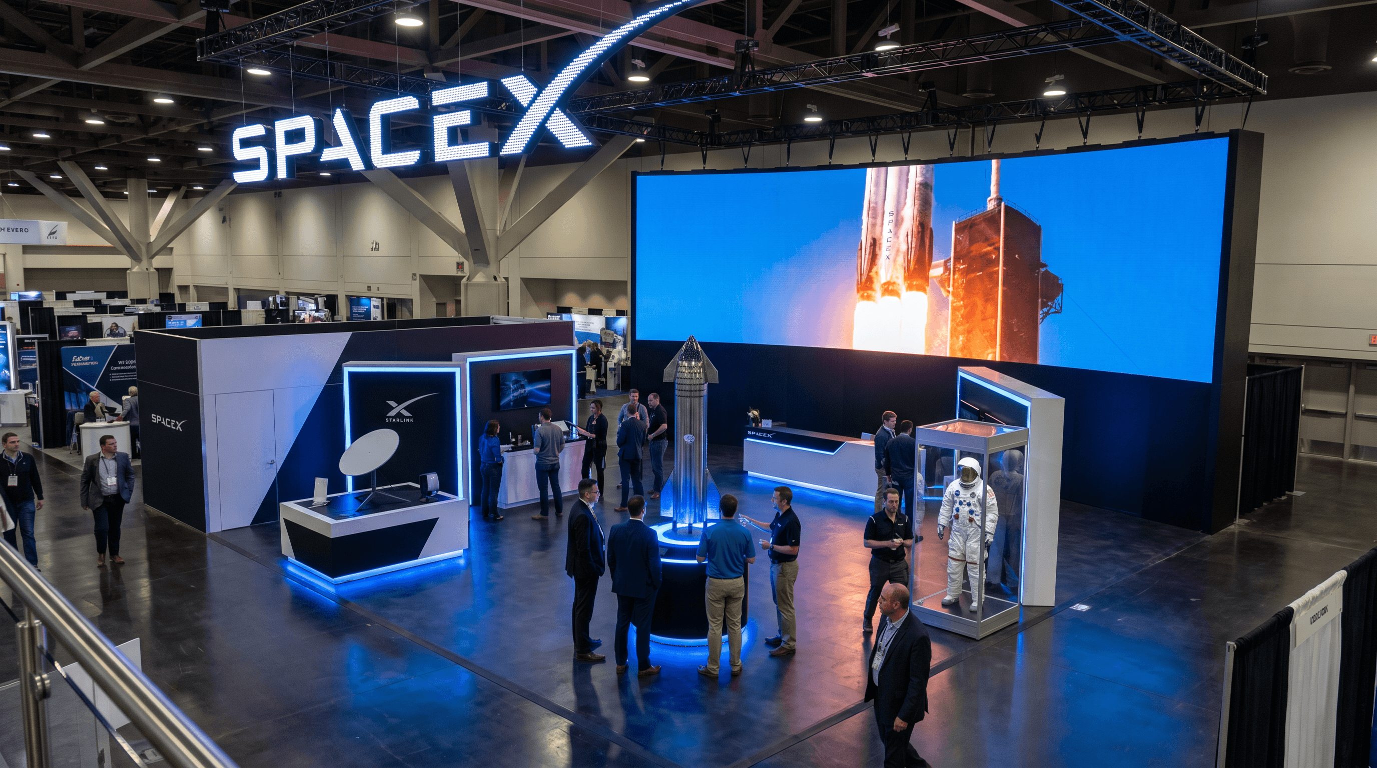 30x30 LED Exhibit Rental for Hannover Messe Austin