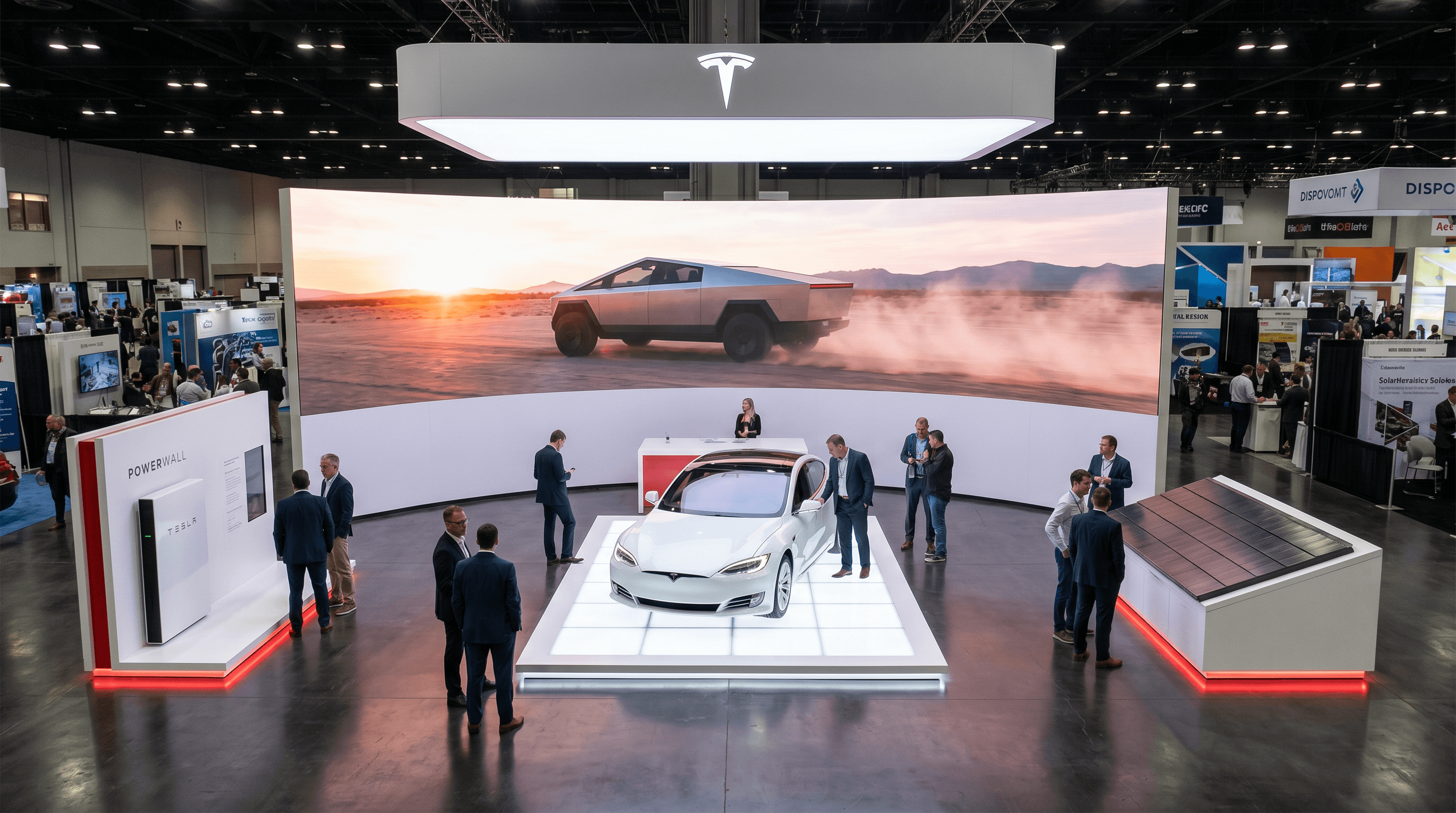 30x30 LED Trade Show Exhibit for New York Auto Show in San Diego