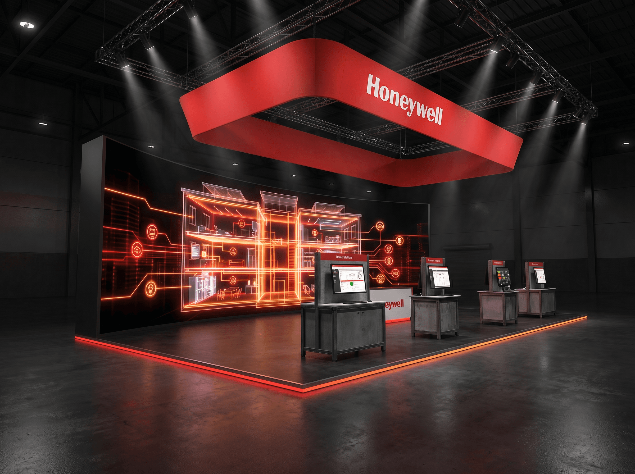 RSA Conference 20x20 LED Video Wall Exhibit – Energy Companies