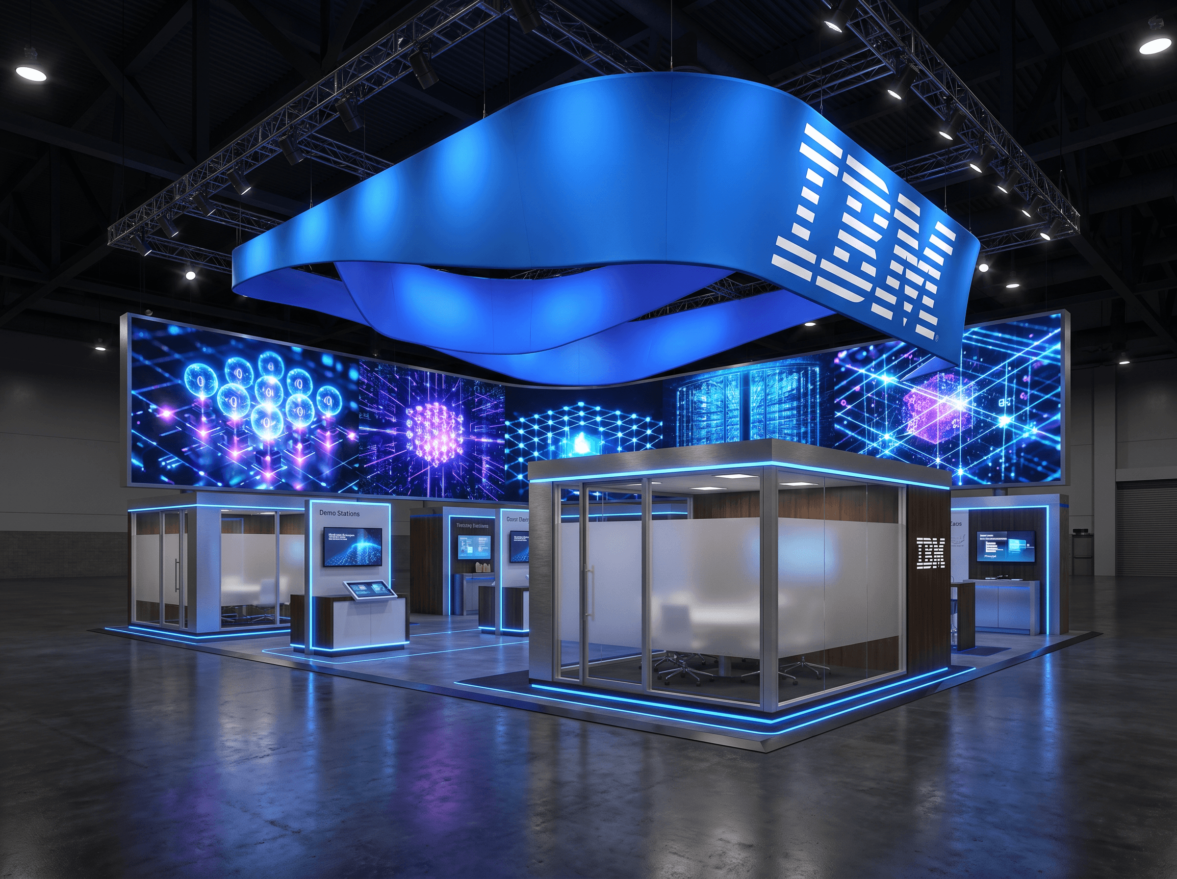 20x40 LED Rental Exhibit for NAPE Technology Companies
