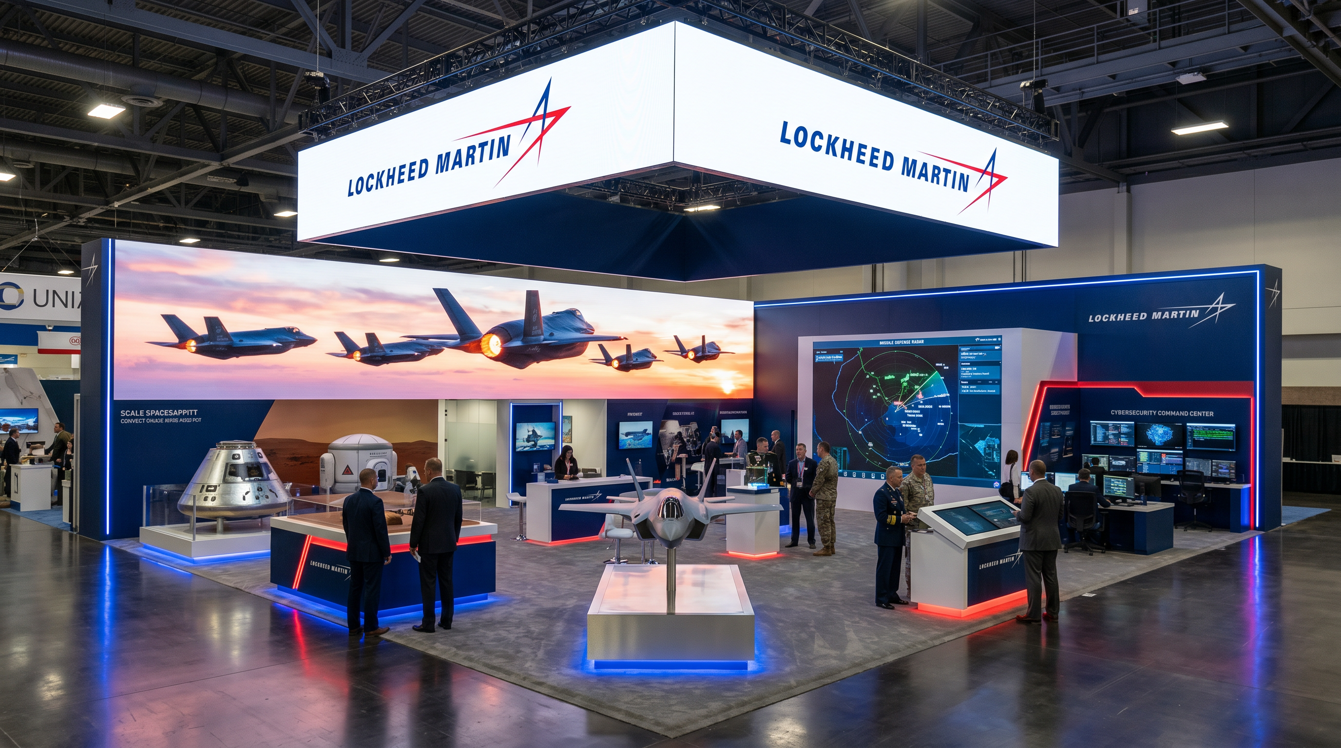 AUSA LED Display Exhibit – 30x30 Defense Contractors