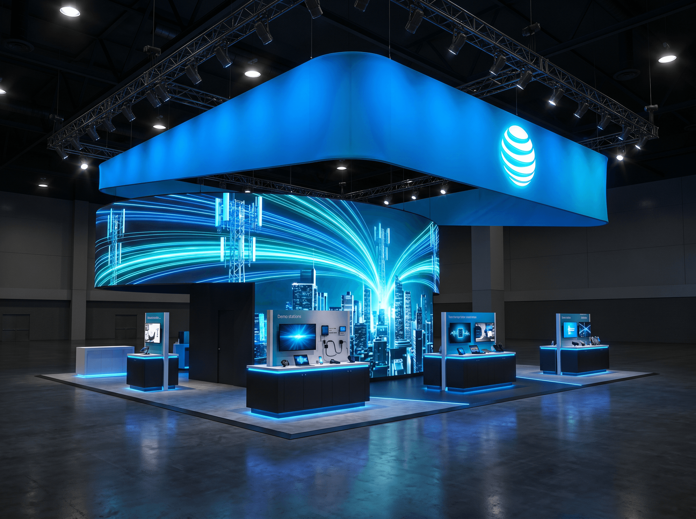 CONEXPO Dynamic LED Exhibit – 30x40 Technology Companies