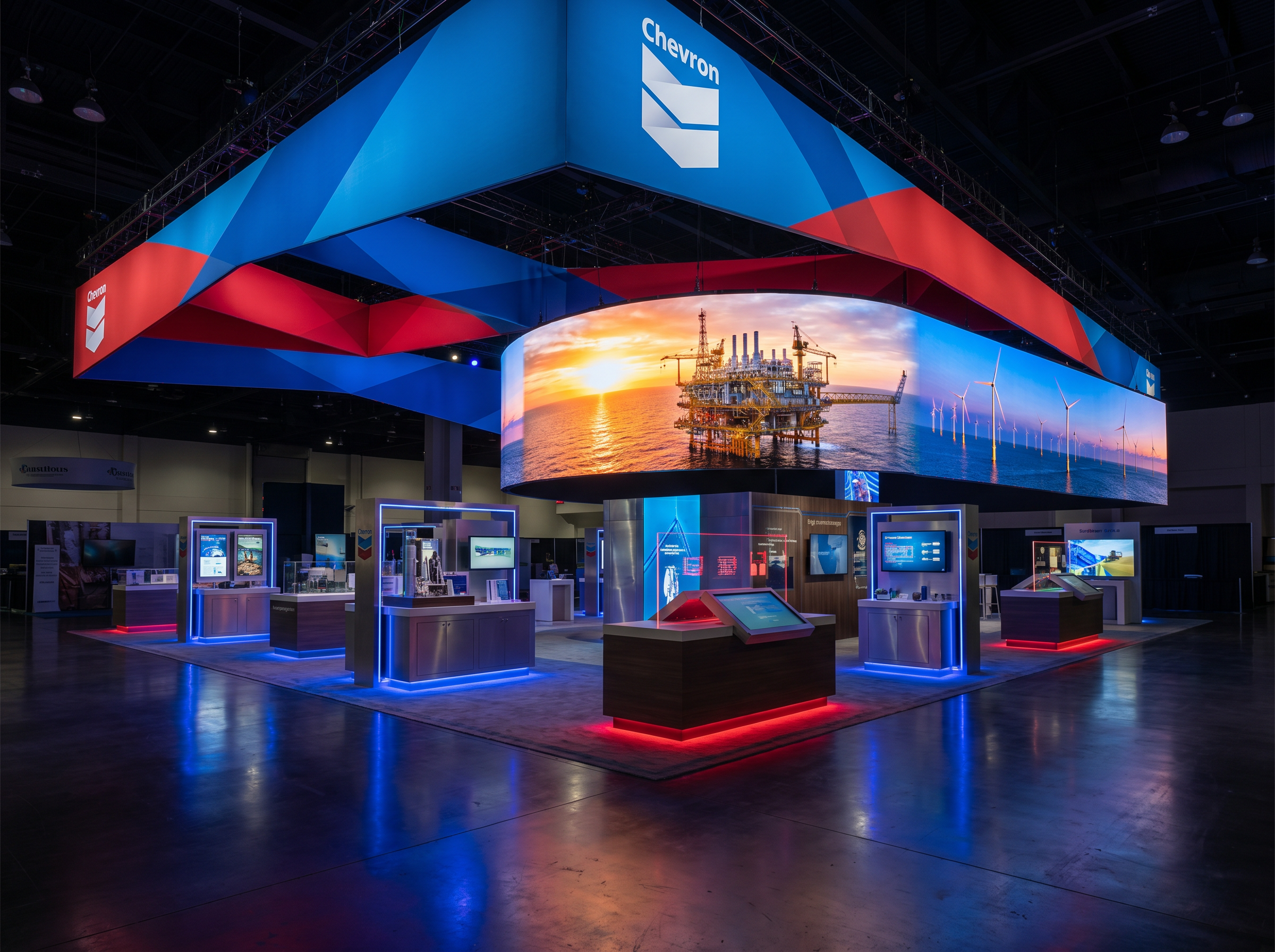 OTC Dynamic LED Exhibit – 30x40 Energy Companies