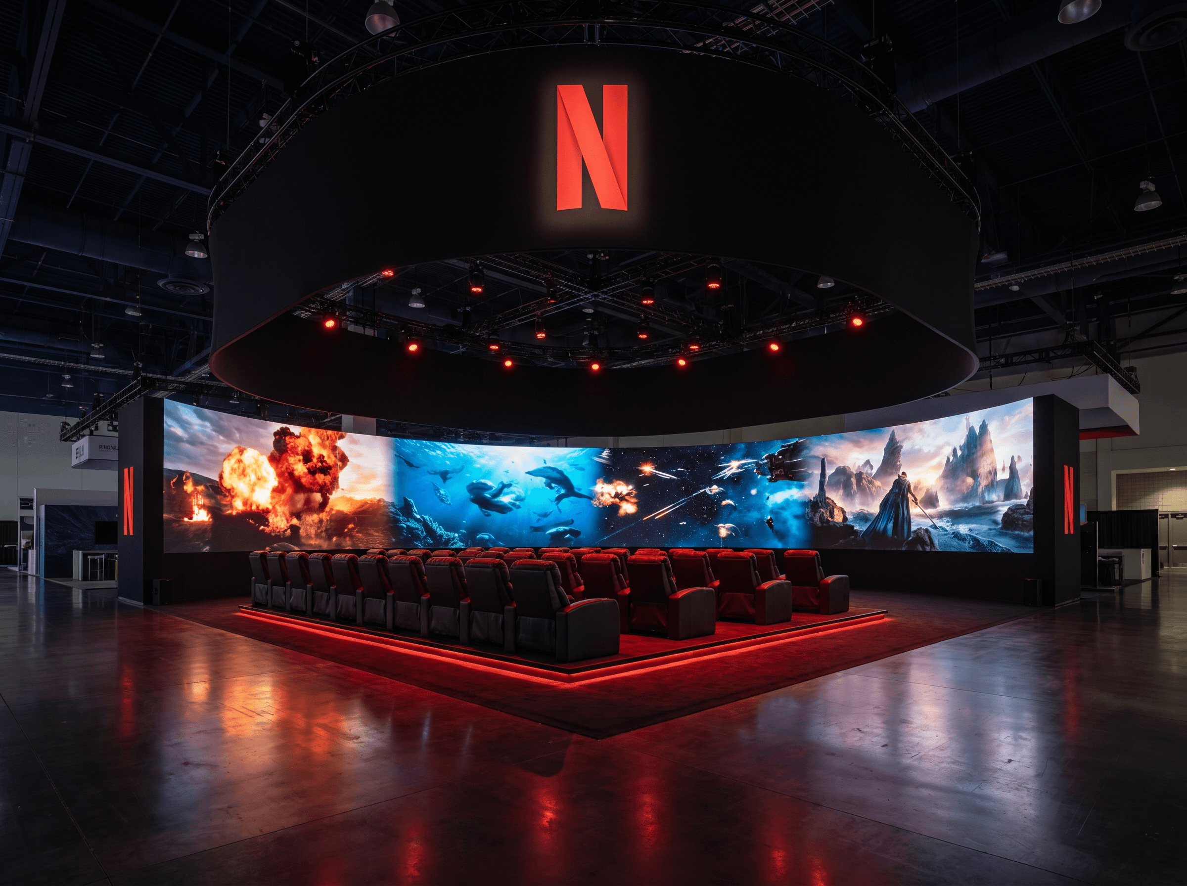 ICAST LED Display Exhibit – 30x40 Technology Companies
