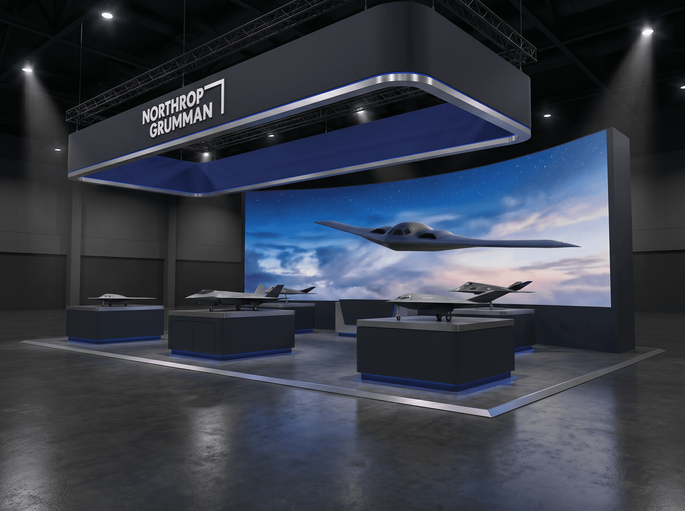 CES 30x40 Interactive LED Exhibit for Technology Companies