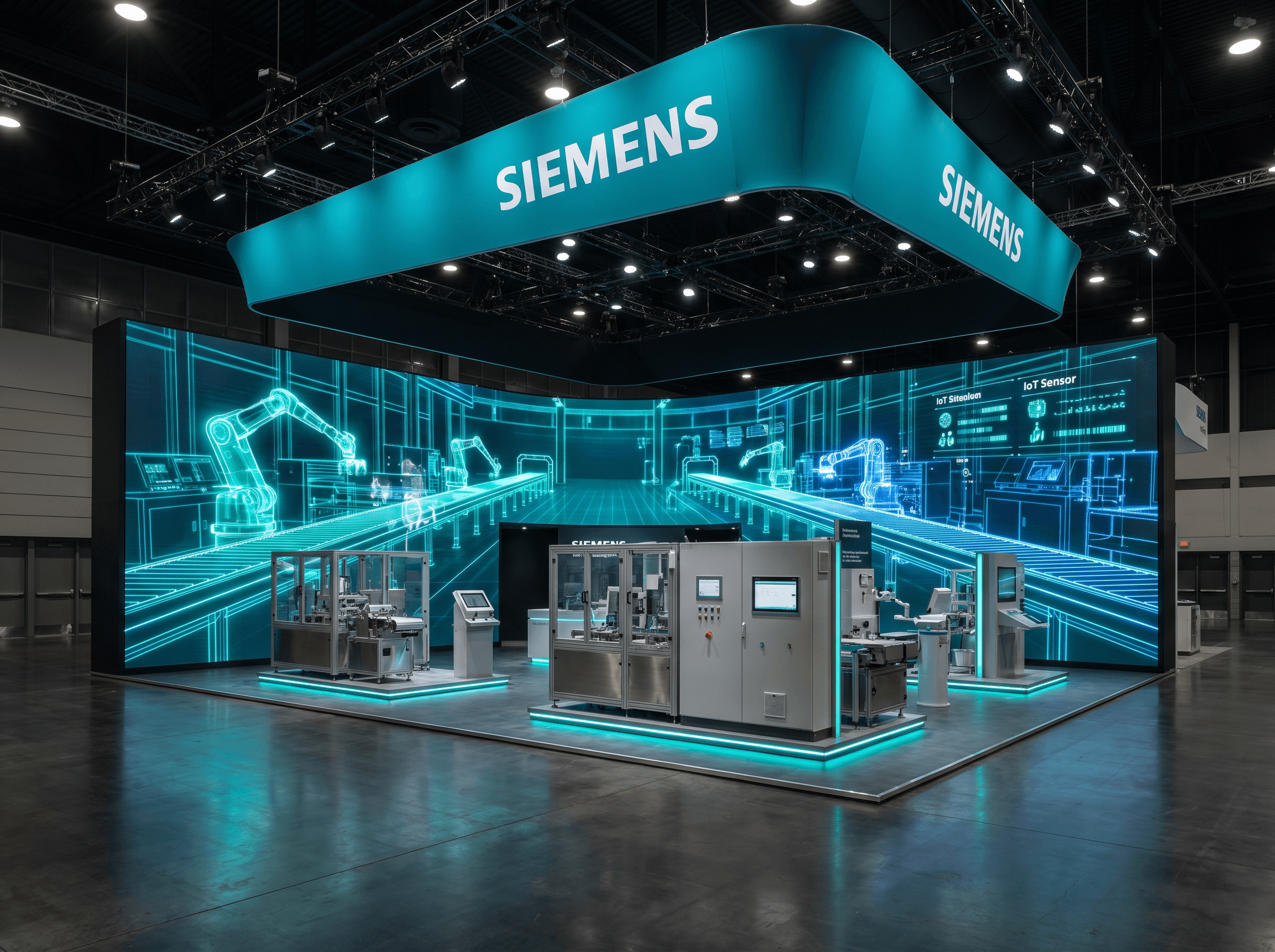 CES 30x40 LED Display Exhibit for Technology Companies
