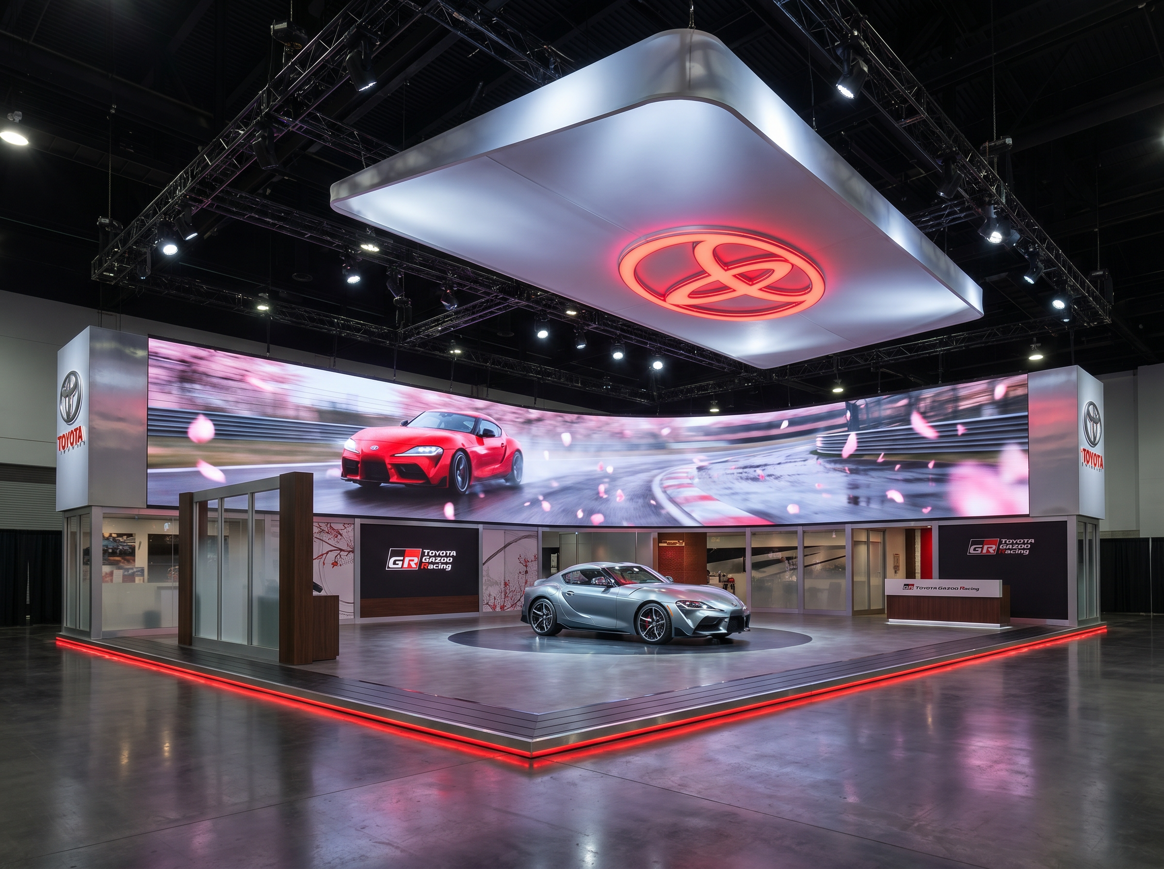 Cloud Computing Conference 30x40 LED Video Wall Exhibit – Technology Companies