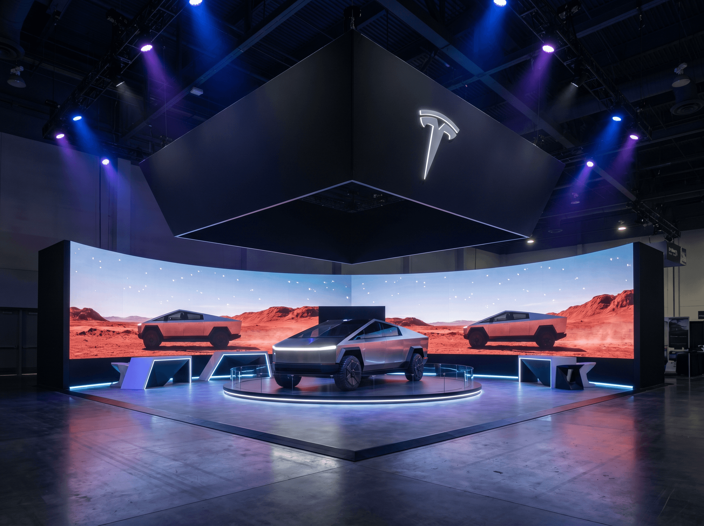 Representative technology-focused exhibit used for independent trade-show planning; not event footage