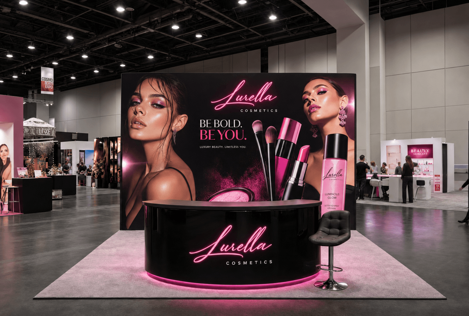 10x20 LED Trade Show Exhibit for NAB Show in Las Vegas