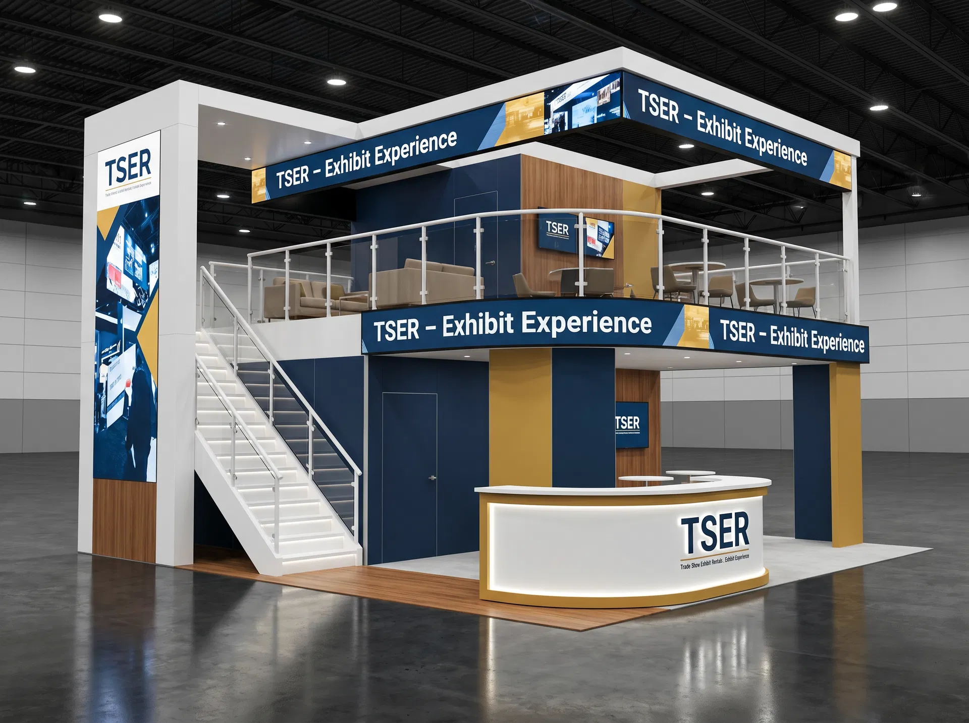 Double-Deck Exhibit Rental — LDI Show, Las Vegas