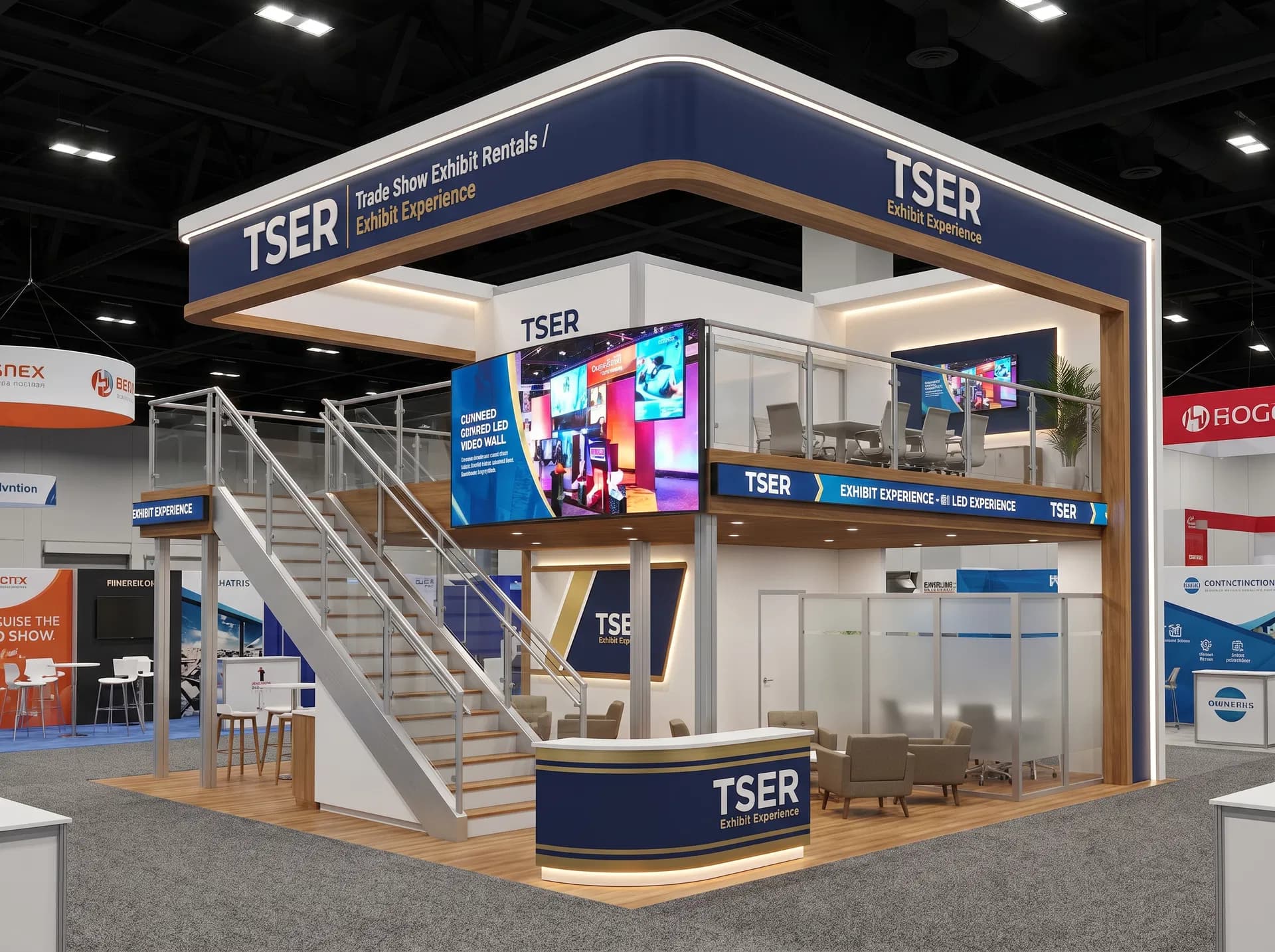 Double-Deck Exhibit Rental