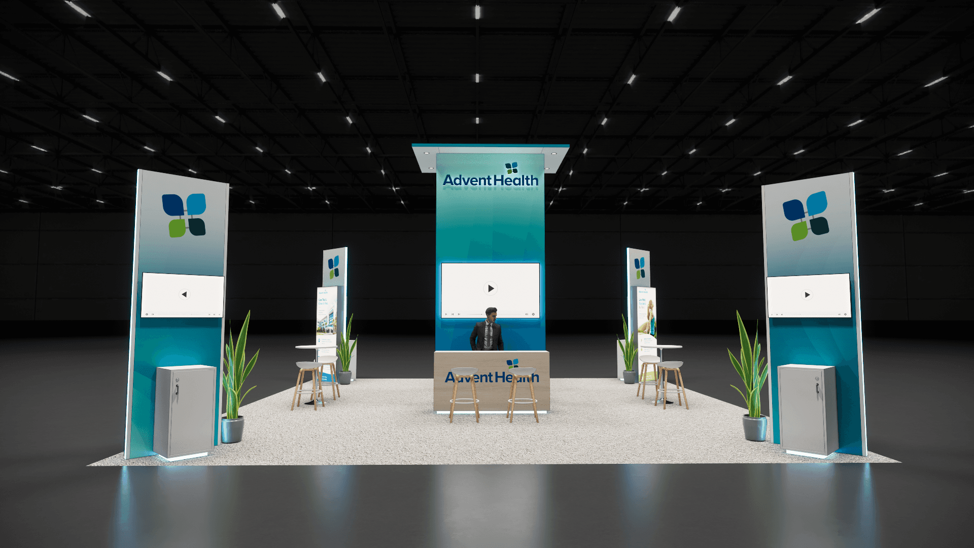 30 x 30 Island Trade Show Display — Las Vegas