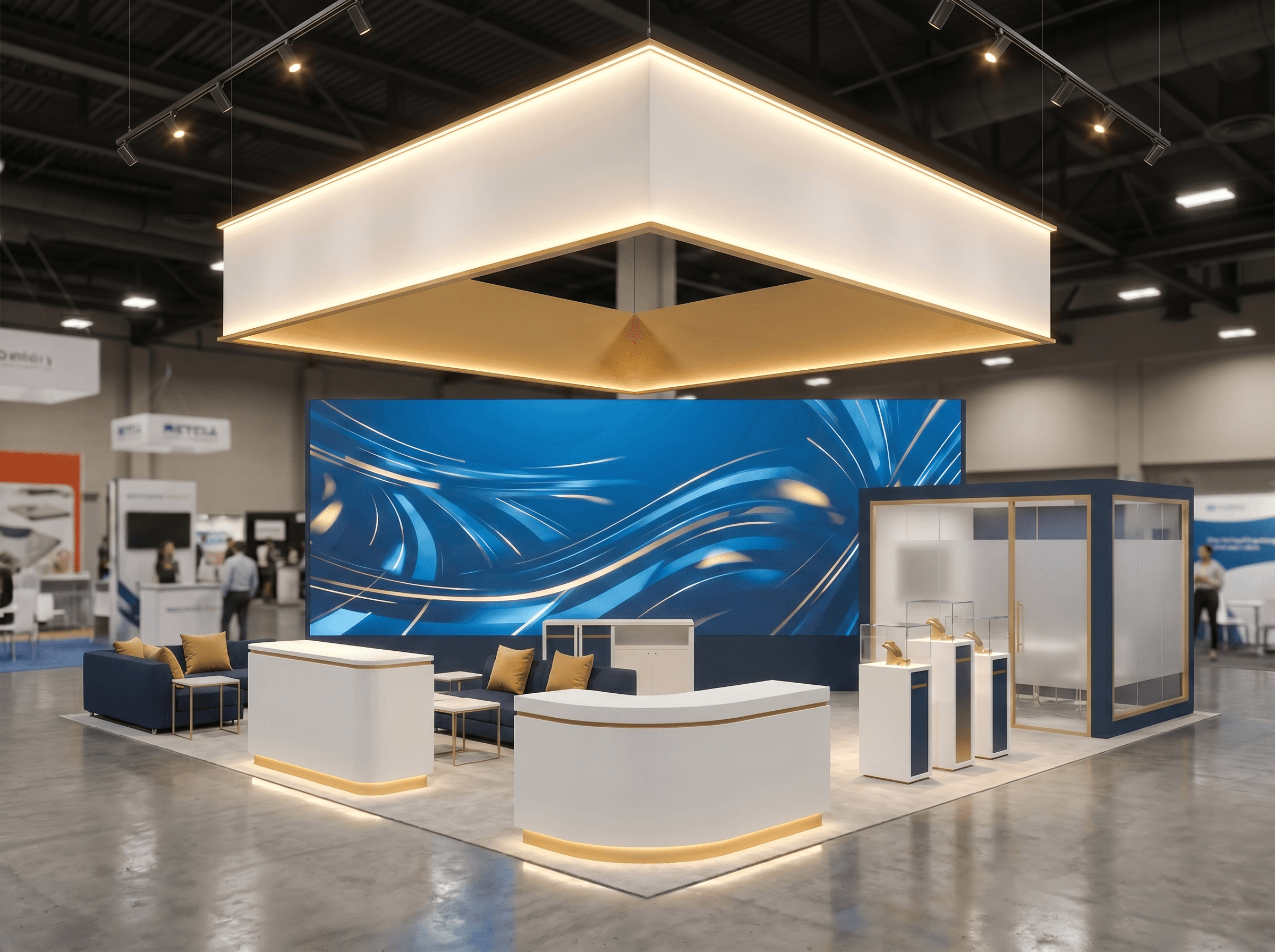 20 x 30 Island Exhibit Rental — IAAPA Expo, Orlando