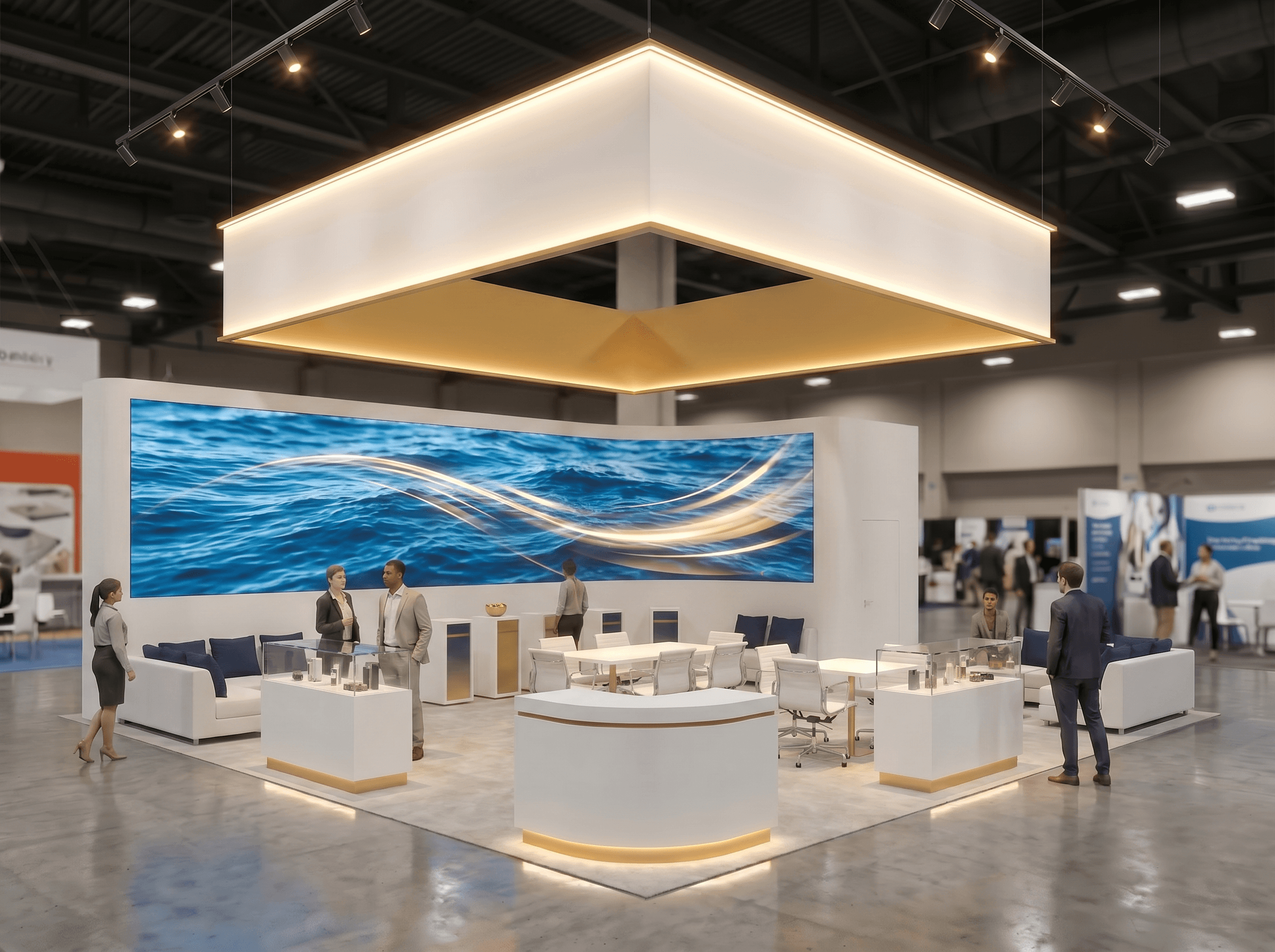30 x 30 Island Exhibit Rental — IAAPA Expo, Orlando