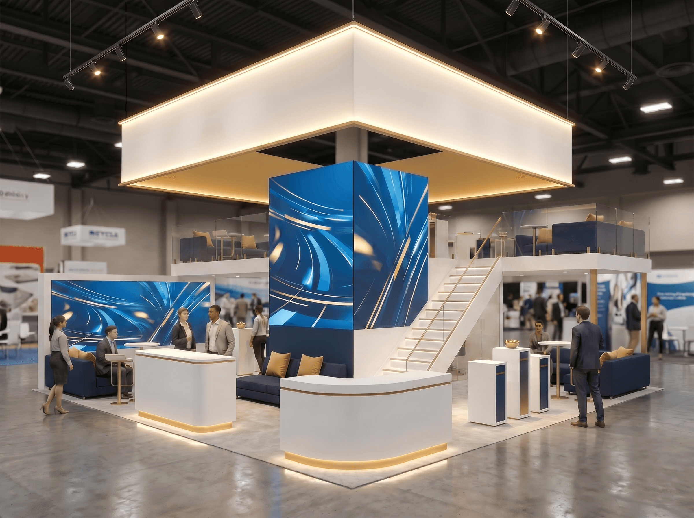 Double-Deck Exhibit Rental — IAAPA Expo, Orlando