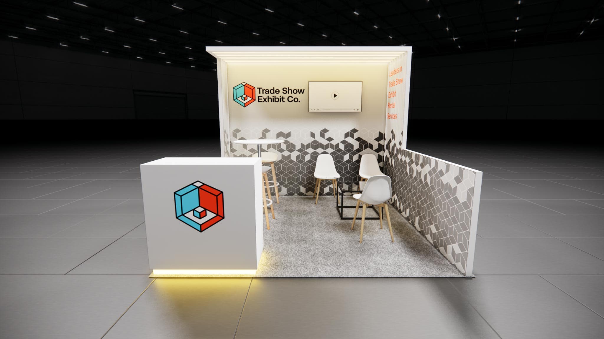 10 x 10 Inline Affordable Exhibit Rental — CES, Las Vegas 10 x 10 Inline Affordable Exhibit Rental — CES, Las Vegas