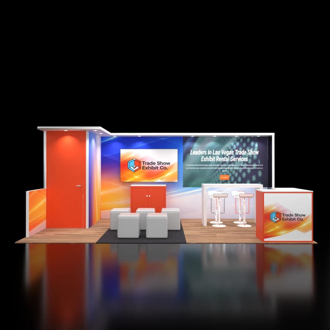 10 x 20 Inline Affordable Exhibit Rental — CES, Las Vegas 10 x 20 Inline Affordable Exhibit Rental — CES, Las Vegas