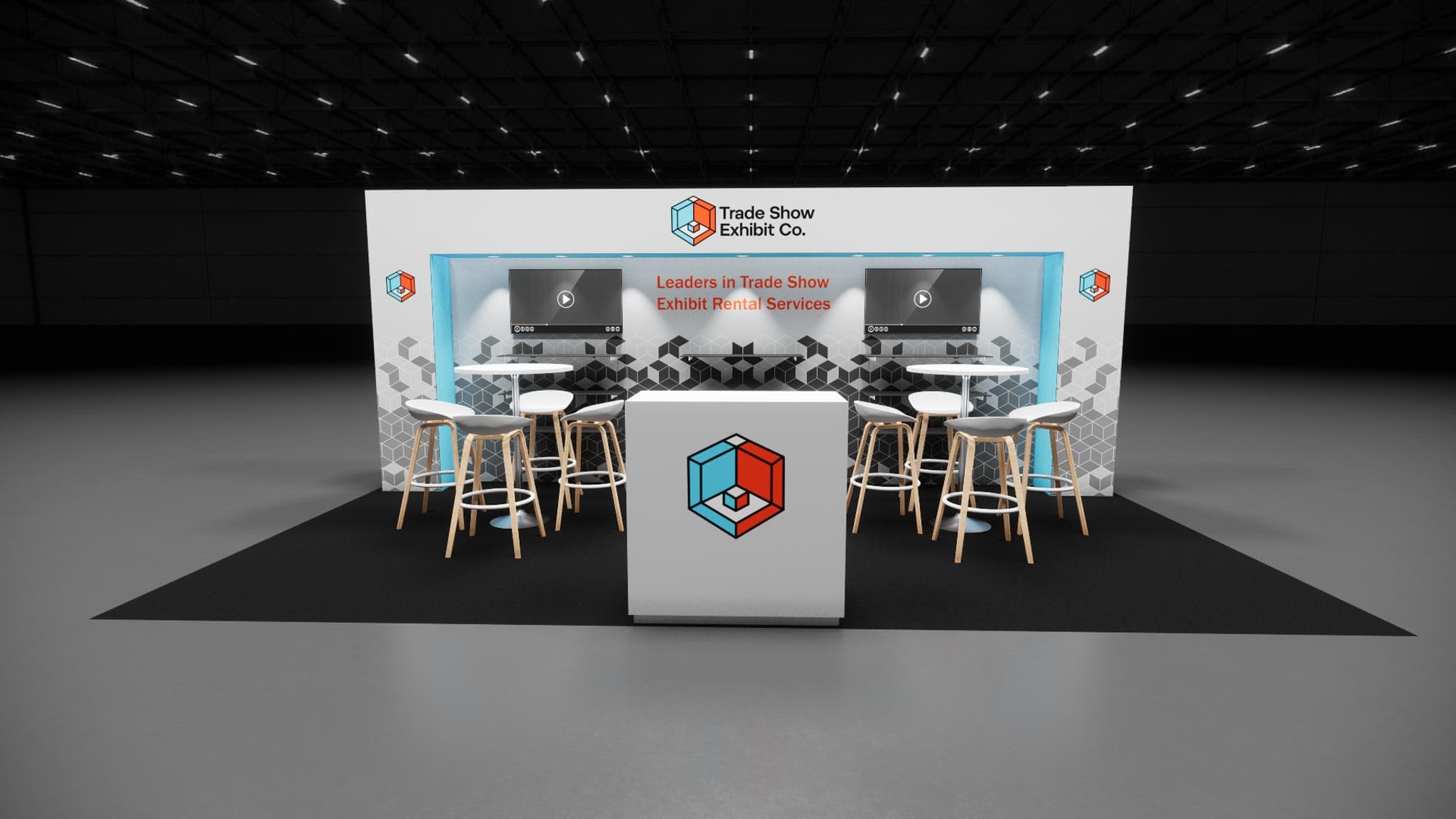 10 x 20 Inline Affordable Exhibit Rental — CES, Las Vegas 10 x 20 Inline Affordable Exhibit Rental — CES, Las Vegas