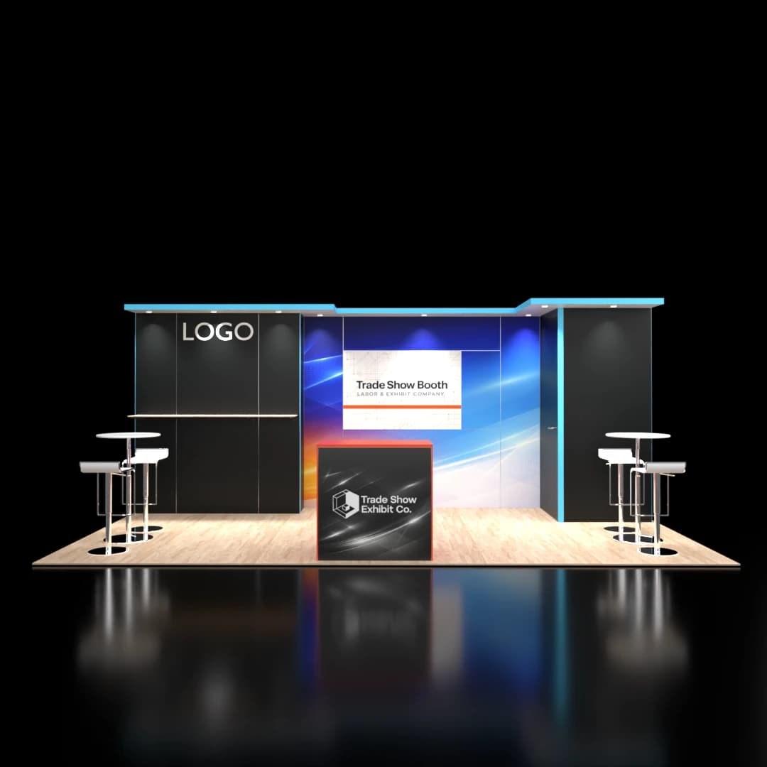 10 x 20 Inline Affordable Exhibit Rental — CES, Las Vegas 10 x 20 Inline Affordable Exhibit Rental — CES, Las Vegas