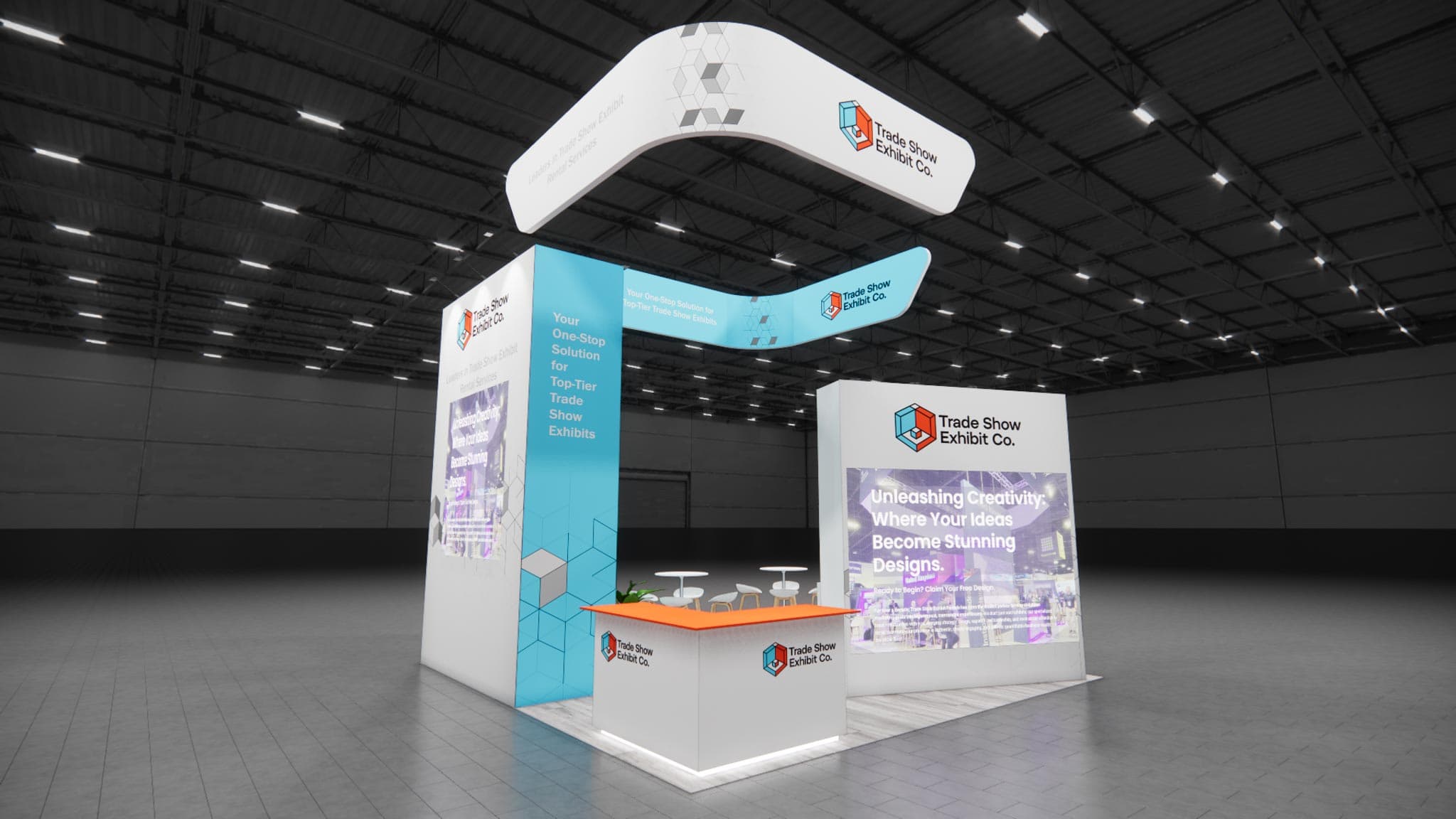 20 x 20 Island Affordable Exhibit Rental — CES, Las Vegas 20 x 20 Island Affordable Exhibit Rental — CES, Las Vegas