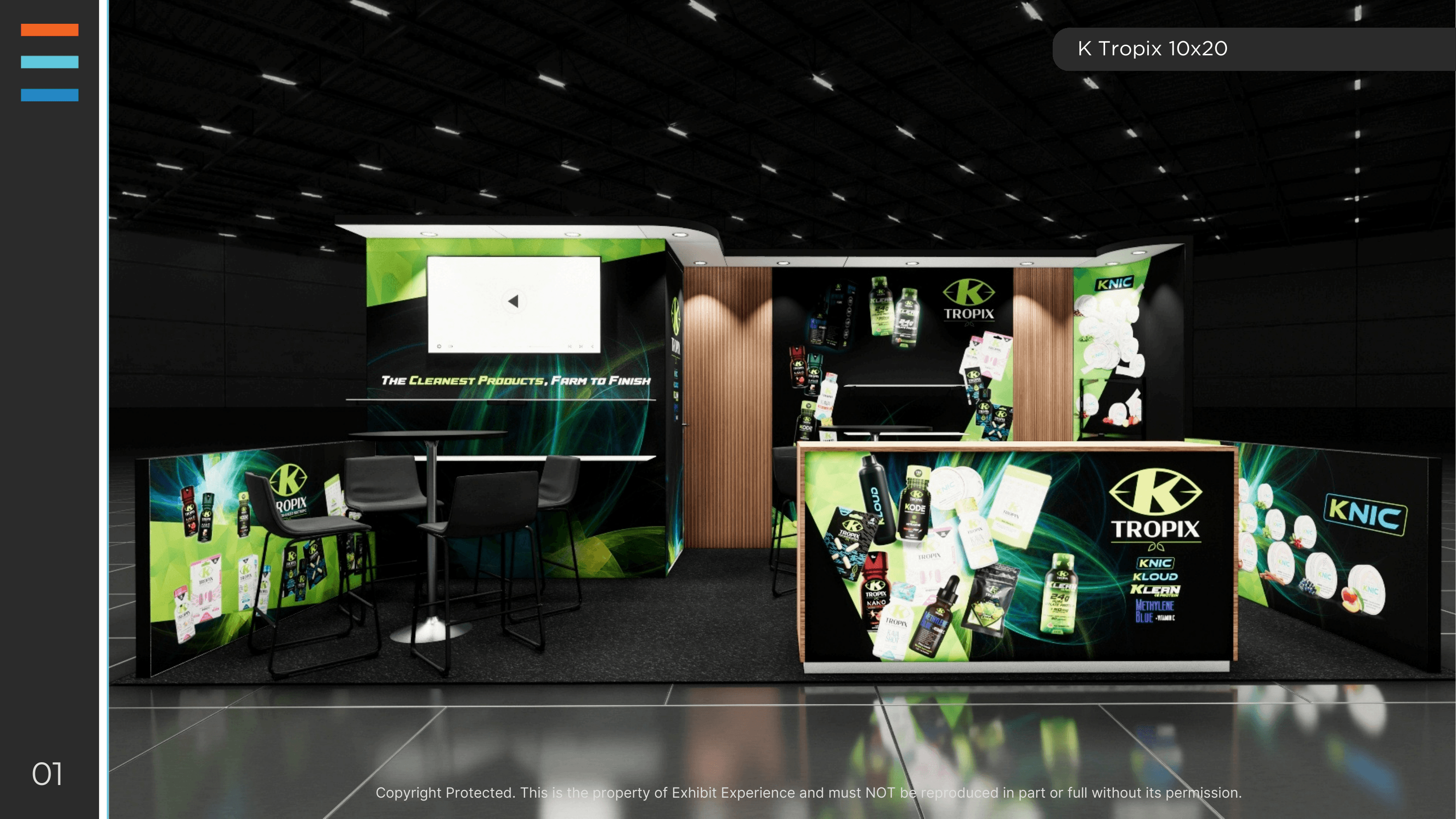 10 x 20 Inline Affordable Exhibit Rental — NAB Show, Las Vegas 10 x 20 Inline Affordable Exhibit Rental — NAB Show, Las Vegas