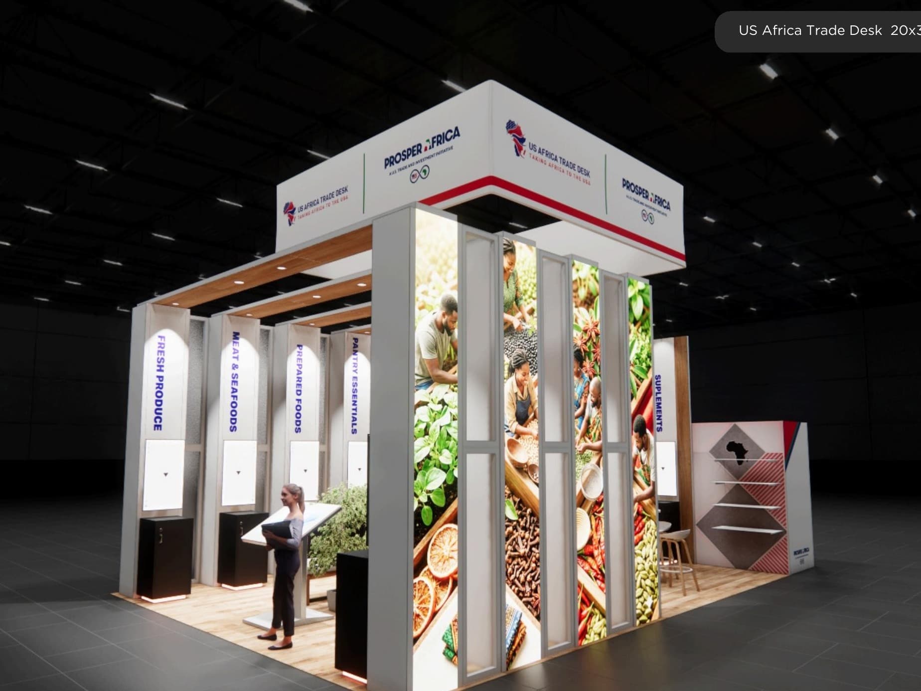 20 x 30 Island Exhibit Rental — IAAPA Expo, Orlando