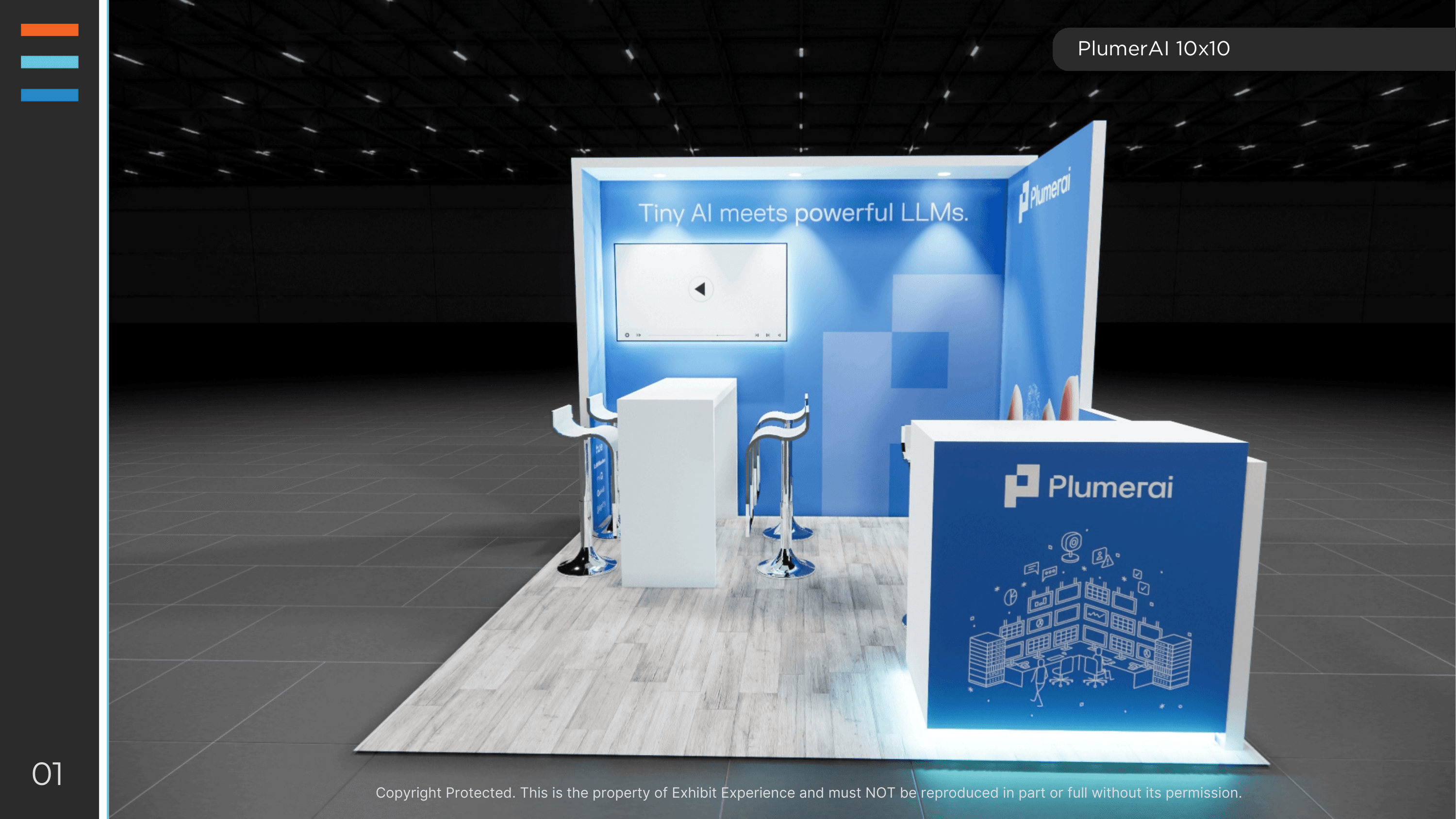 10 x 10 Inline Affordable Exhibit Rental — InfoComm, Las Vegas 10 x 10 Inline Affordable Exhibit Rental — InfoComm, Las Vegas