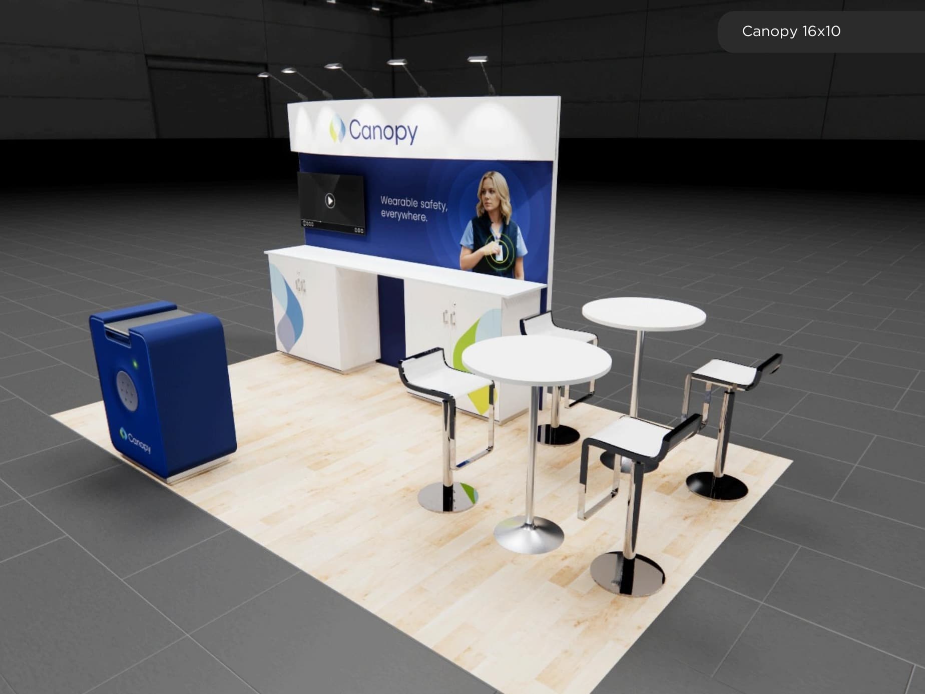 16x10 Exhibit Rentals representative catalog exhibit 16 x 10 Inline Exhibit Rental — InfoComm, Las Vegas