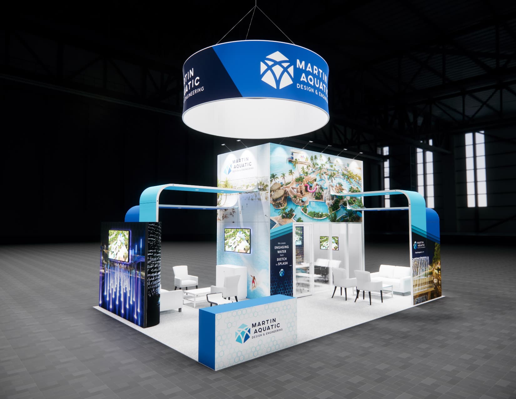20 x 30 Island Exhibit Rental — PACK EXPO Las Vegas, Las Vegas