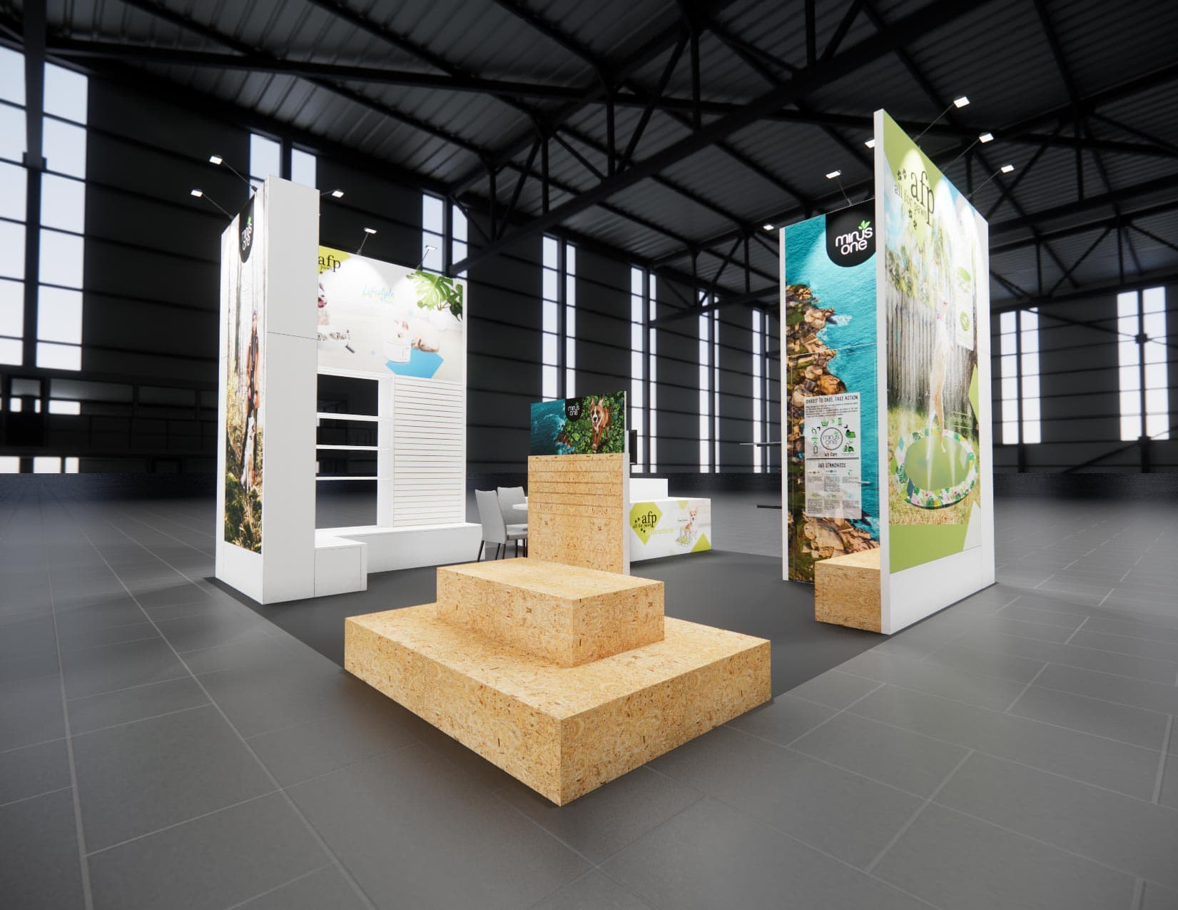 20 x 20 Island Exhibit Rental — InfoComm, Las Vegas