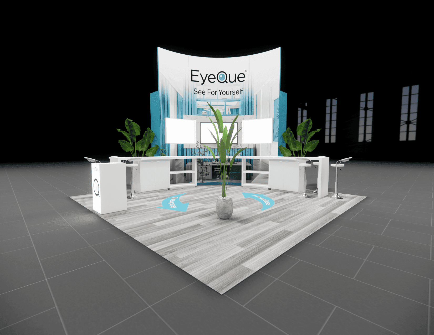 20 x 20 Island Exhibit Rental — MODEX, Atlanta