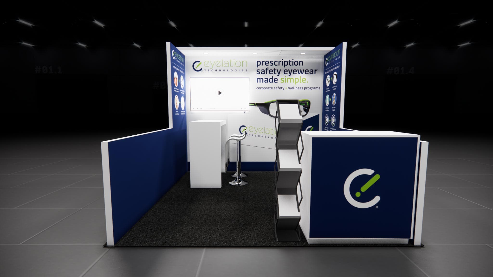 10 x 10 Inline Exhibit Rental — CES, Las Vegas