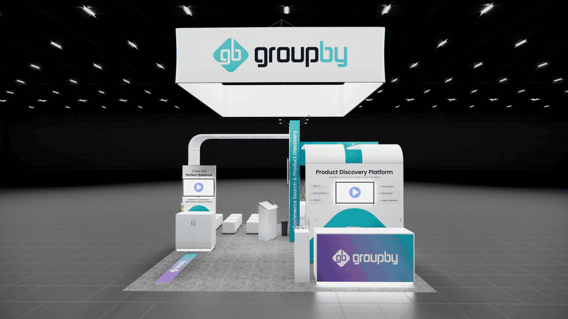 20 x 20 Island Exhibit Rental — MODEX, Atlanta