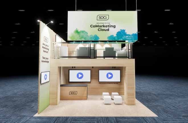 20 x 20 Double-Deck Exhibit Rental — Global Pet Expo, Orlando