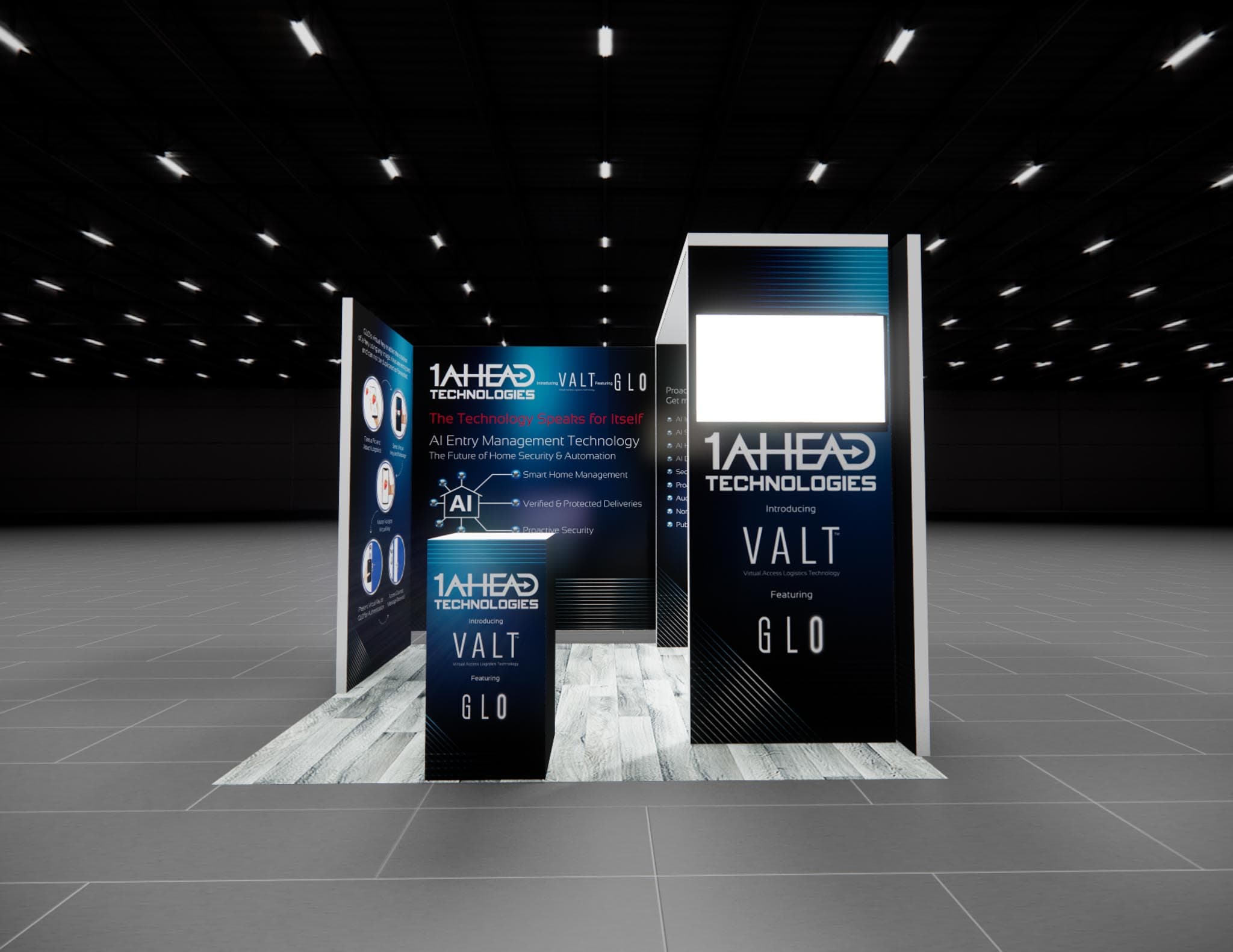 10 x 10 Inline Exhibit Rental — CES, Las Vegas