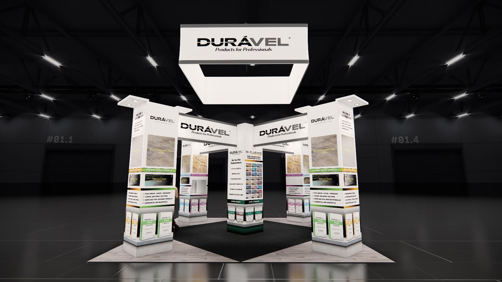 20 x 20 Island Exhibit Rental — MODEX, Atlanta