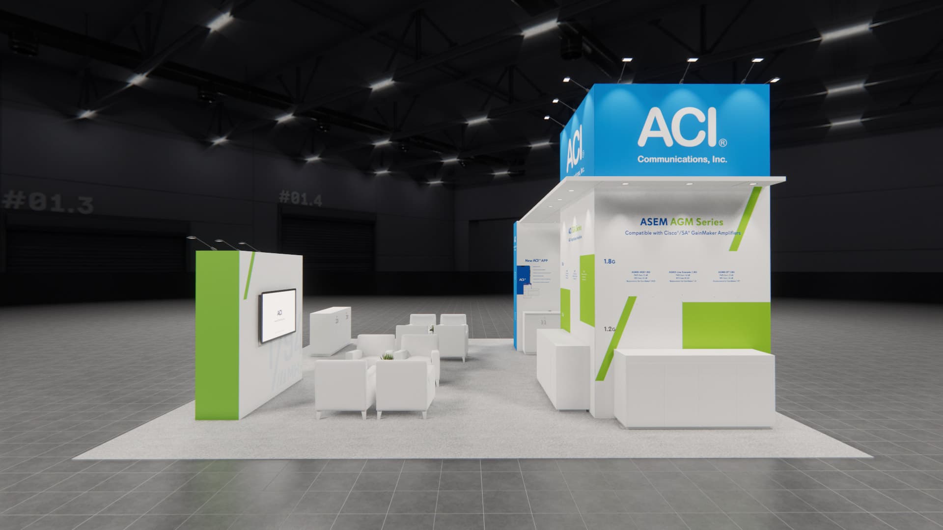 30 x 30 Island Exhibit Rental — CES, Las Vegas