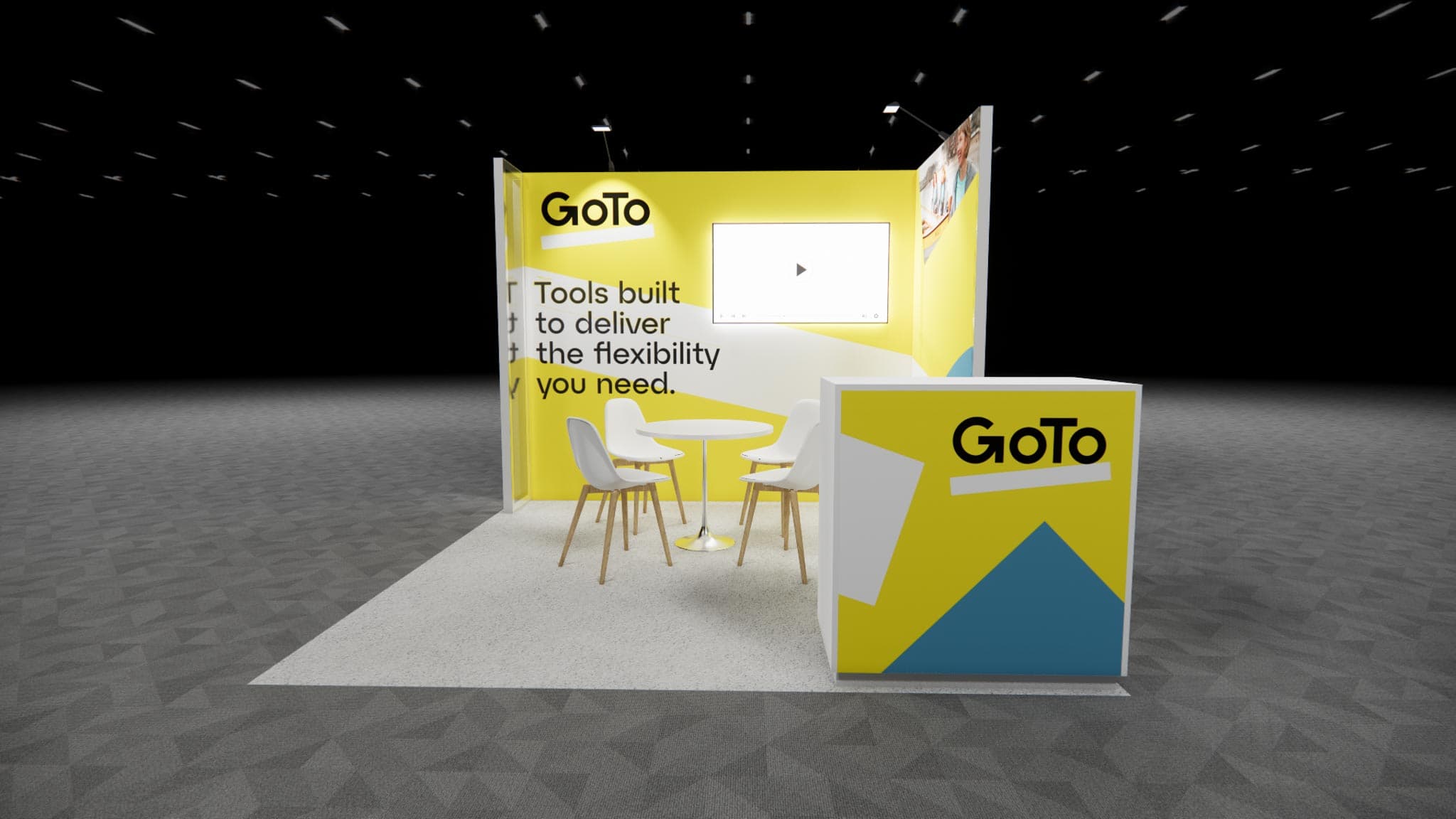 10 x 10 Inline Exhibit Rental — HIMSS, Las Vegas