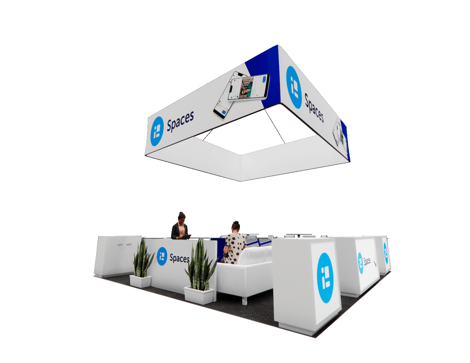 20 x 20 Island Exhibit Rental — IAAPA Expo, Orlando