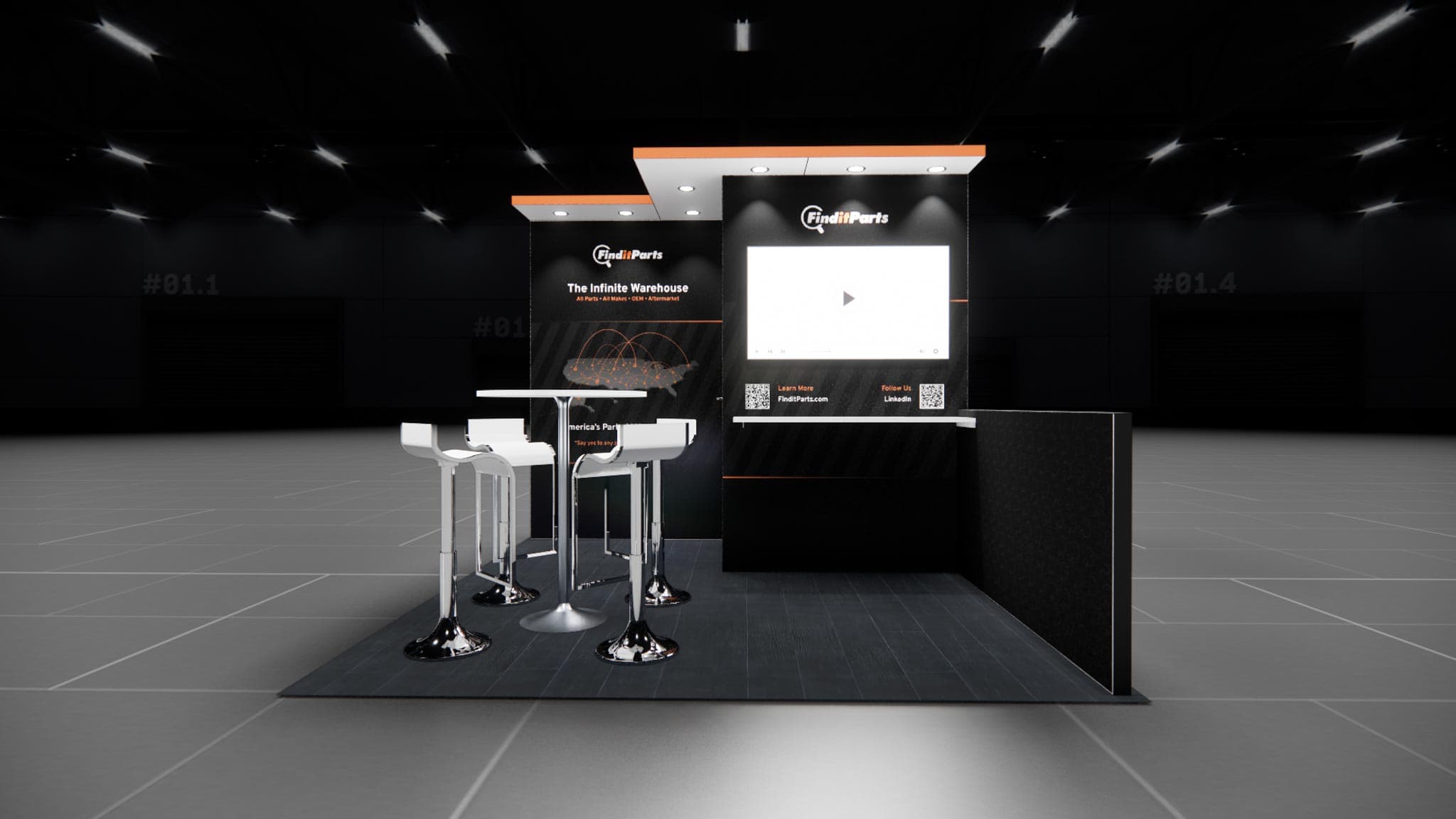 10 x 10 Inline Exhibit Rental — CES, Las Vegas