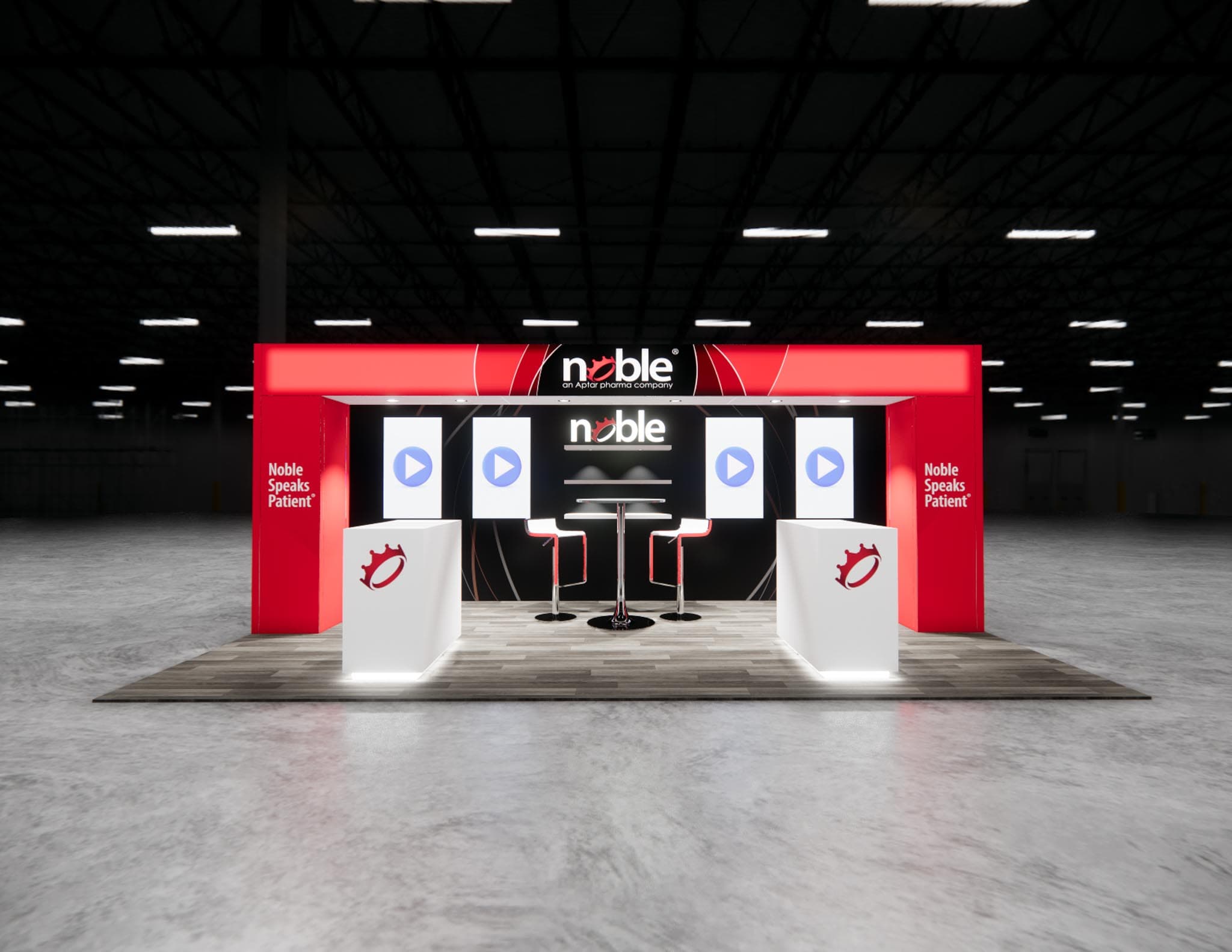 10 x 20 Inline Exhibit Rental — LDI Show, Las Vegas