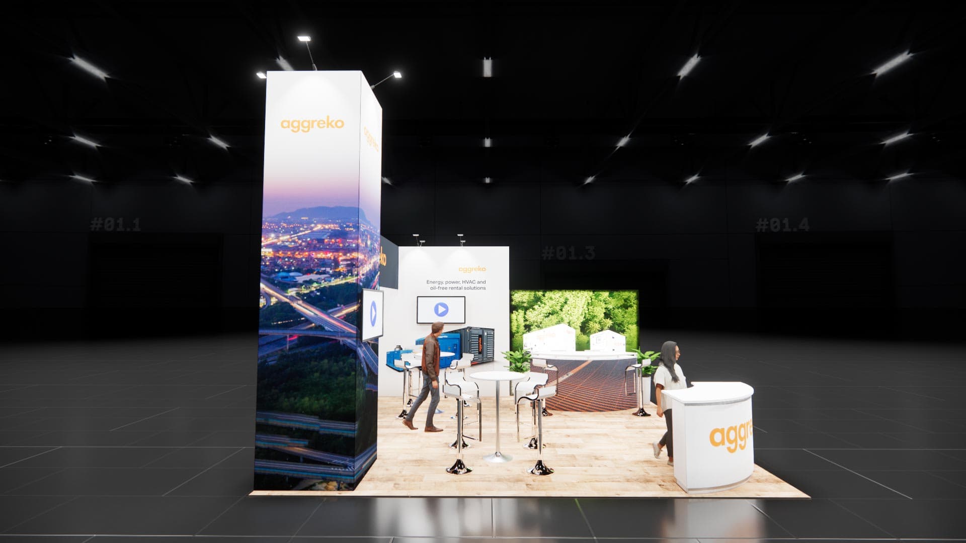 20 x 20 Island Exhibit Rental — IAAPA Expo, Orlando
